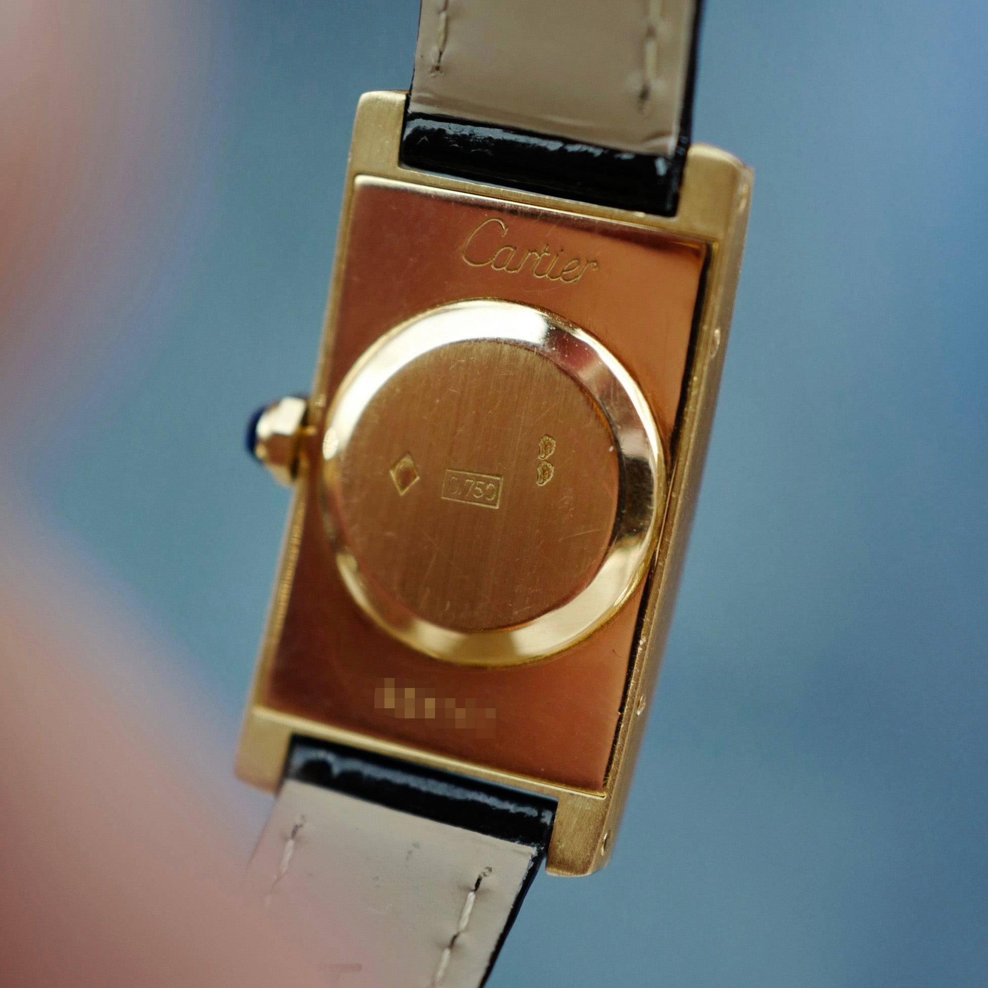 Cartier Yellow Gold Tank Cintree Watch