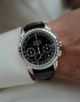 Patek Philippe Platinum Perpetual Calendar Chronograph Watch Ref. 5271 with Baguette Diamonds