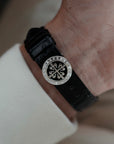 Patek Philippe Platinum Perpetual Calendar Chronograph Watch Ref. 5271 with Baguette Diamonds