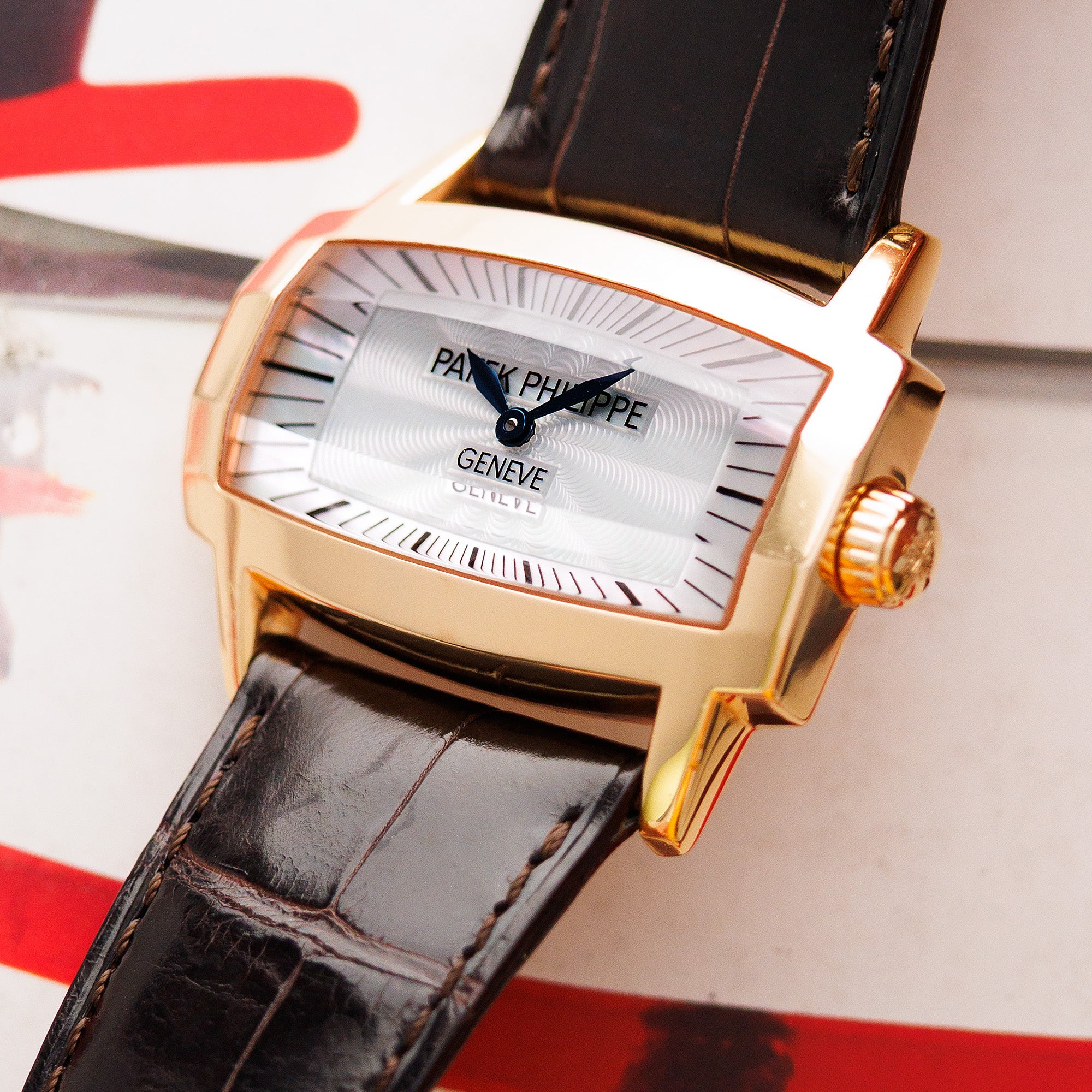 Patek Philippe Rose Gold Gondolo Gemma Ref. 4980