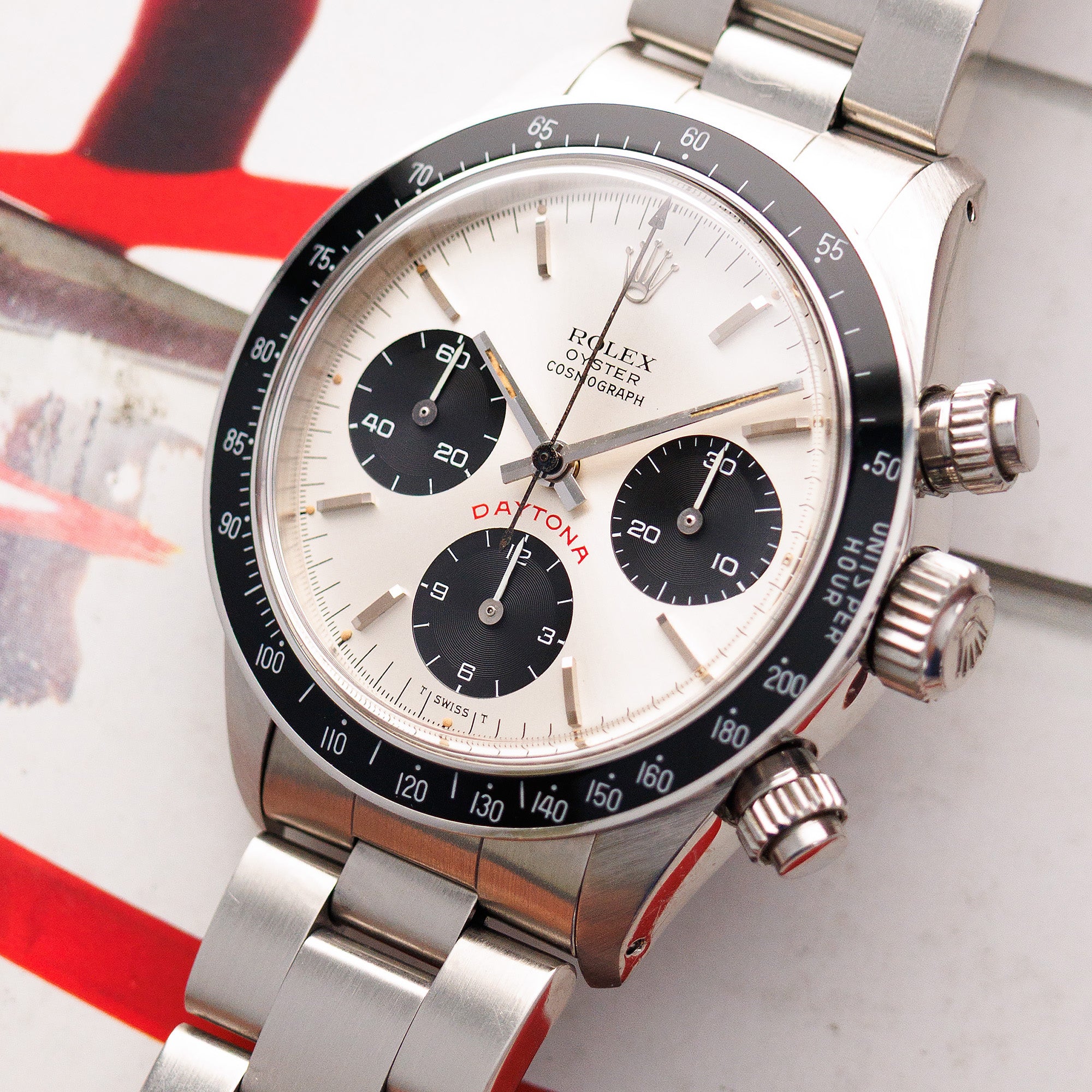 Rolex Steel Daytona Big Red Ref. 6263 in Incredible Original Condition