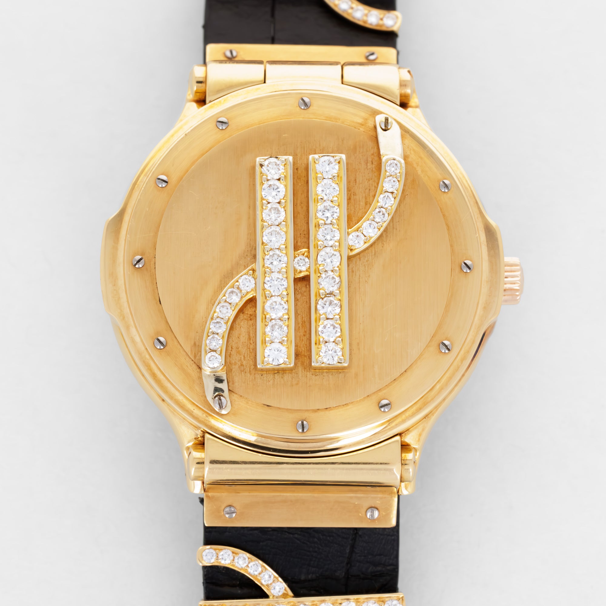 Hublot Yellow Gold MDM Cloisonne Ship Cover Watch Ref. 1589.8