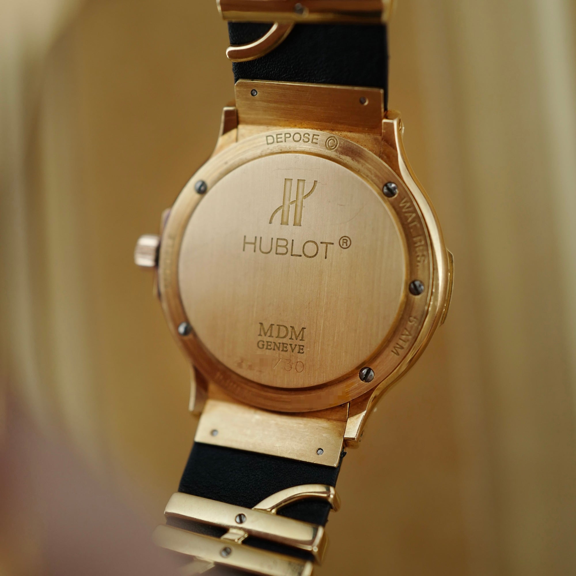 Hublot Yellow Gold MDM Cloisonne Ship Cover Watch Ref. 1589.8