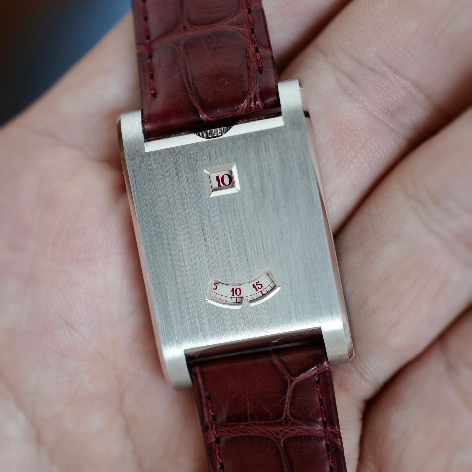 Cartier Platinum Tank A Guichet Ref. WGTA0236, 2025 Edition (New Arrival)