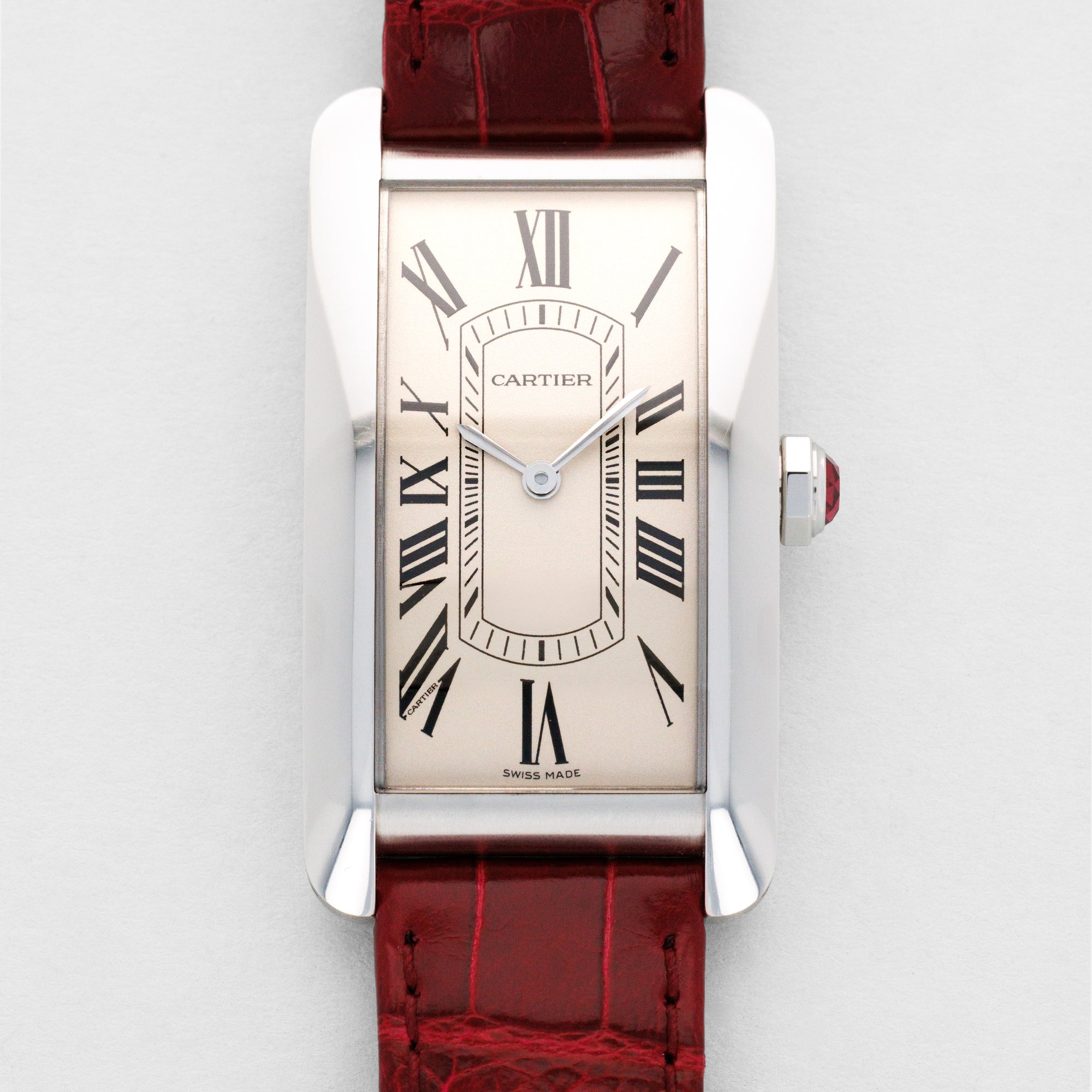 Cartier Platinum Tank Americaine Ref. WGTA0296 (New Arrival)