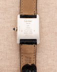 Cartier Platinum Salmon Dial Watch Ref. 1611