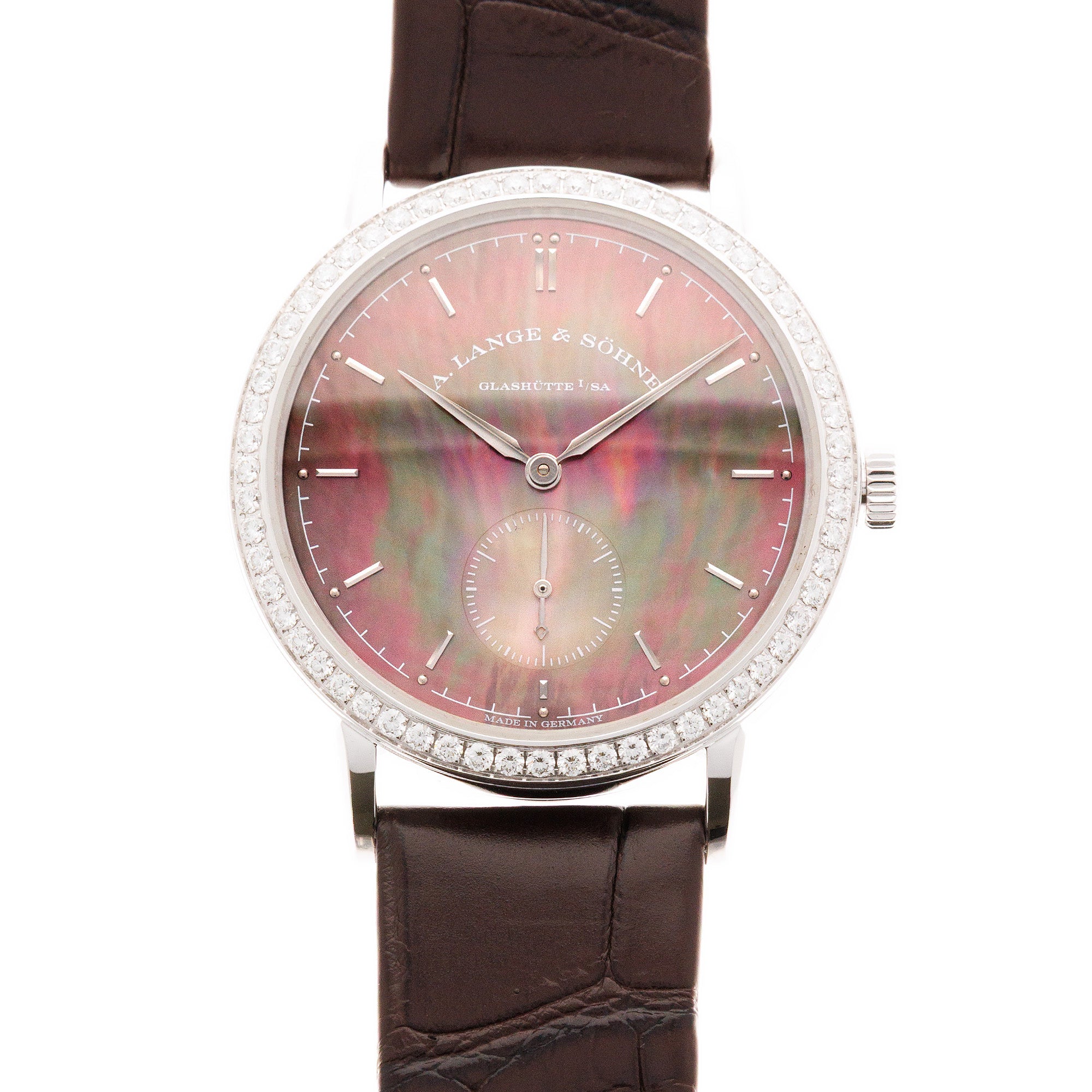 A. Lange & Sohne White Gold Saxonia Ref. 878.038