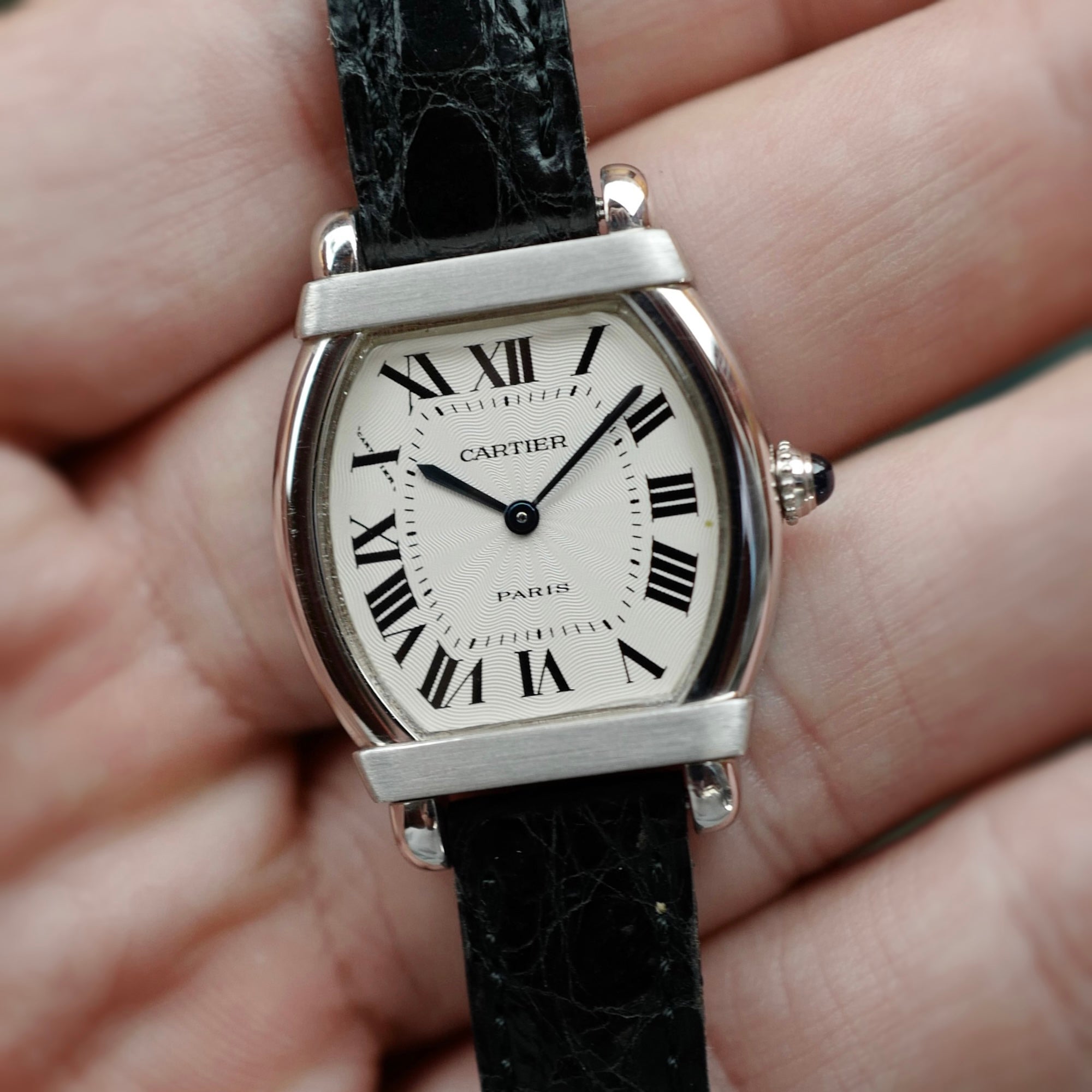 Cartier Platinum Mecanique Chinoise Tortue (New Arrival)