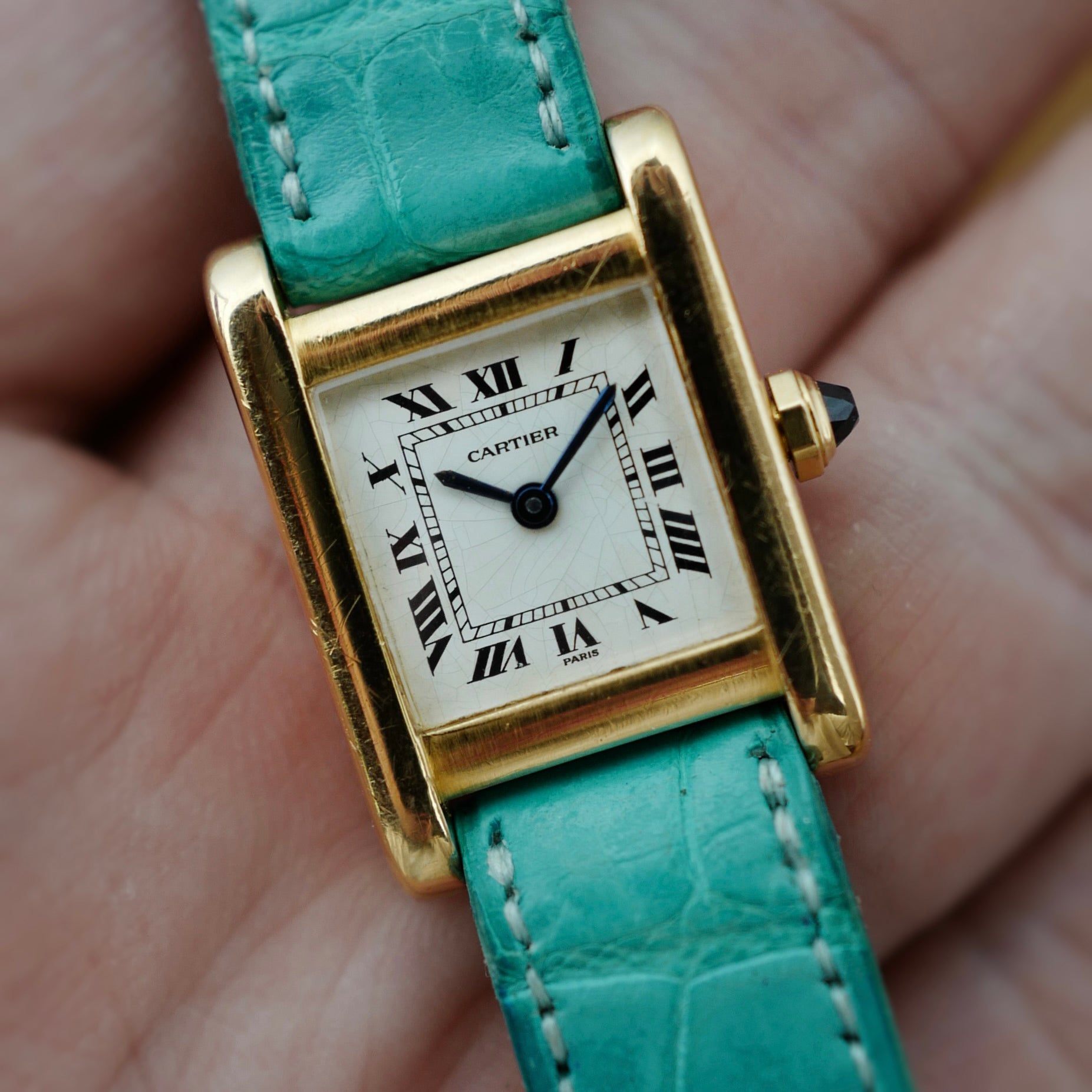 Cartier Yellow Gold Tank Normale Paris Ref. 78093