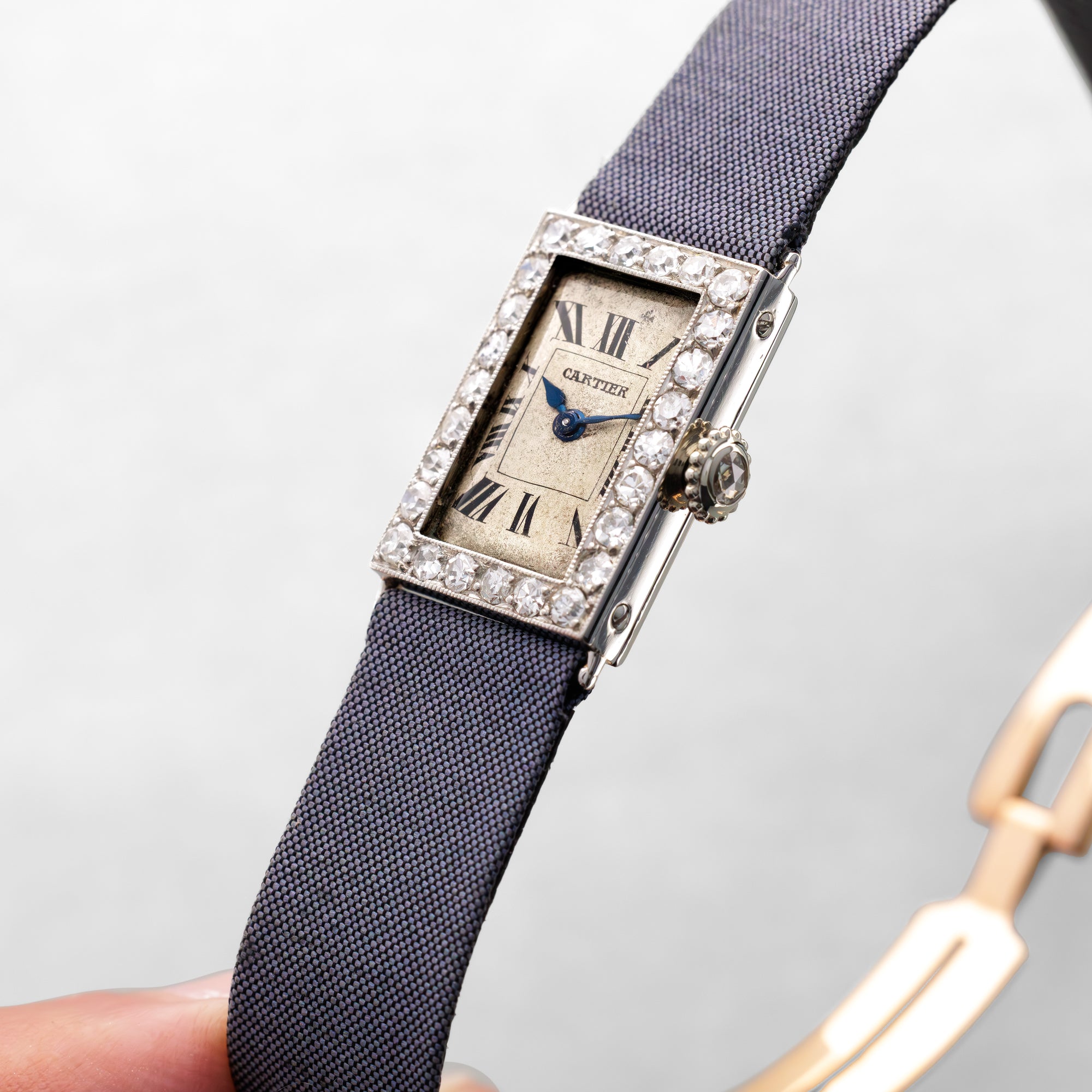 Cartier Platinum Art Deco Watch, European Watch & Clock, 1923