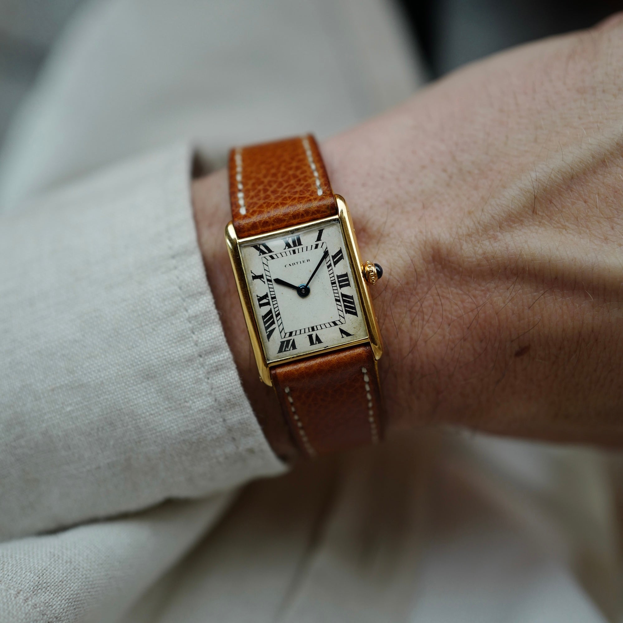 Cartier Yellow Gold Tank, 1940s