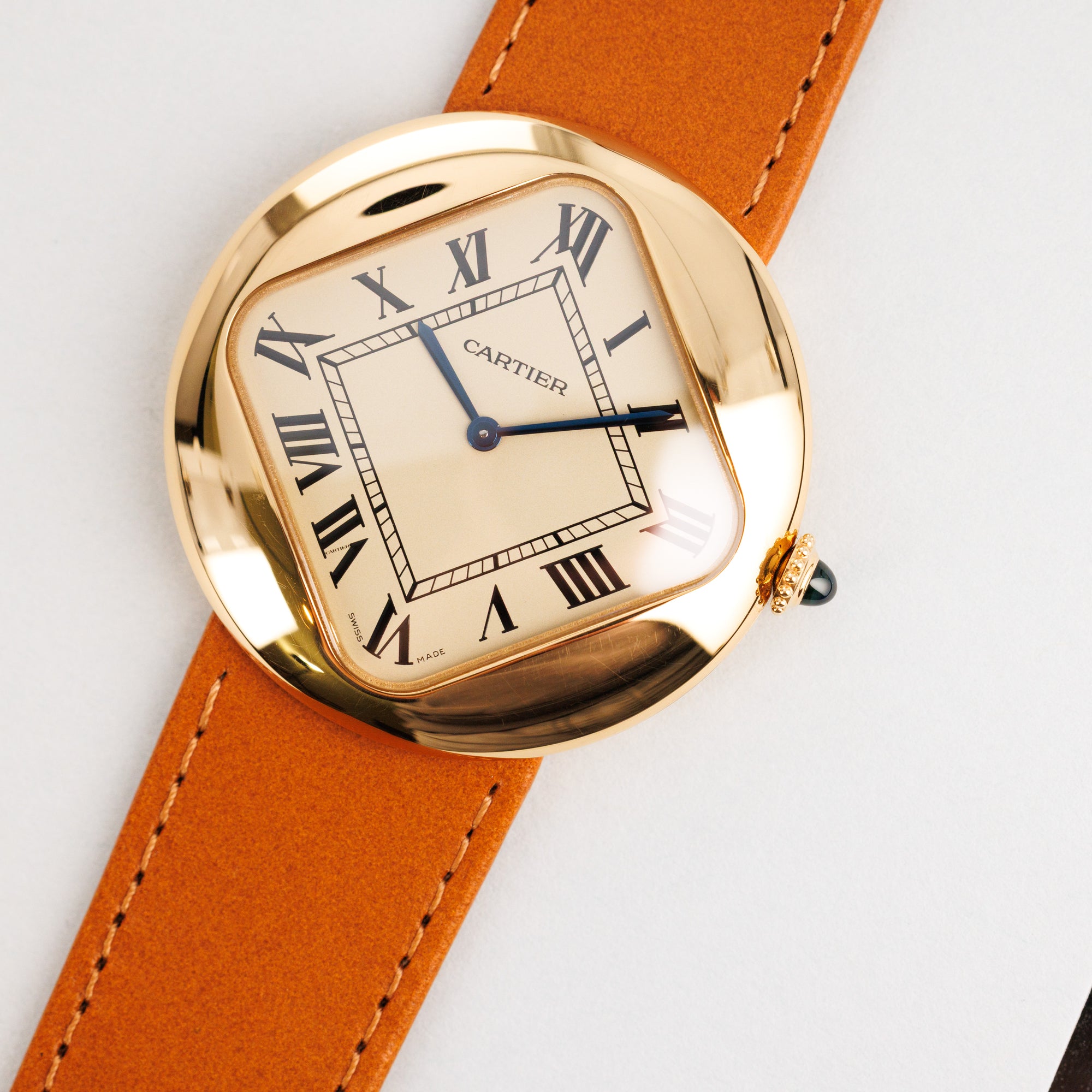 Cartier Yellow Gold Pebble Watch Ref. WGPB0003