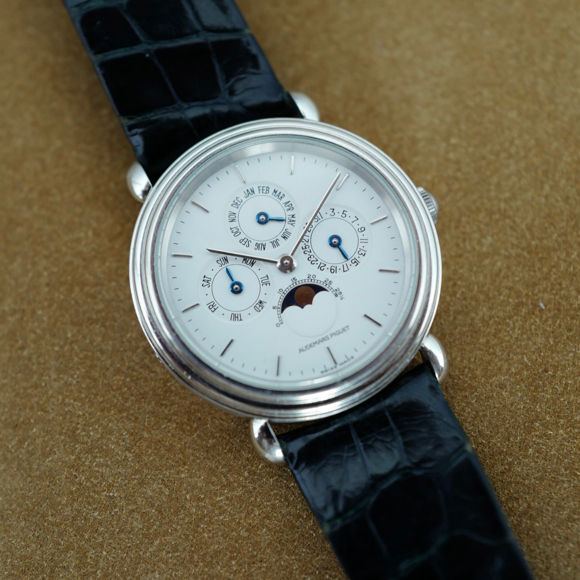 Audemars Piguet Platinum Quantieme Perpetual Ref. 25717 with Original Box and Papers (New Arrival)