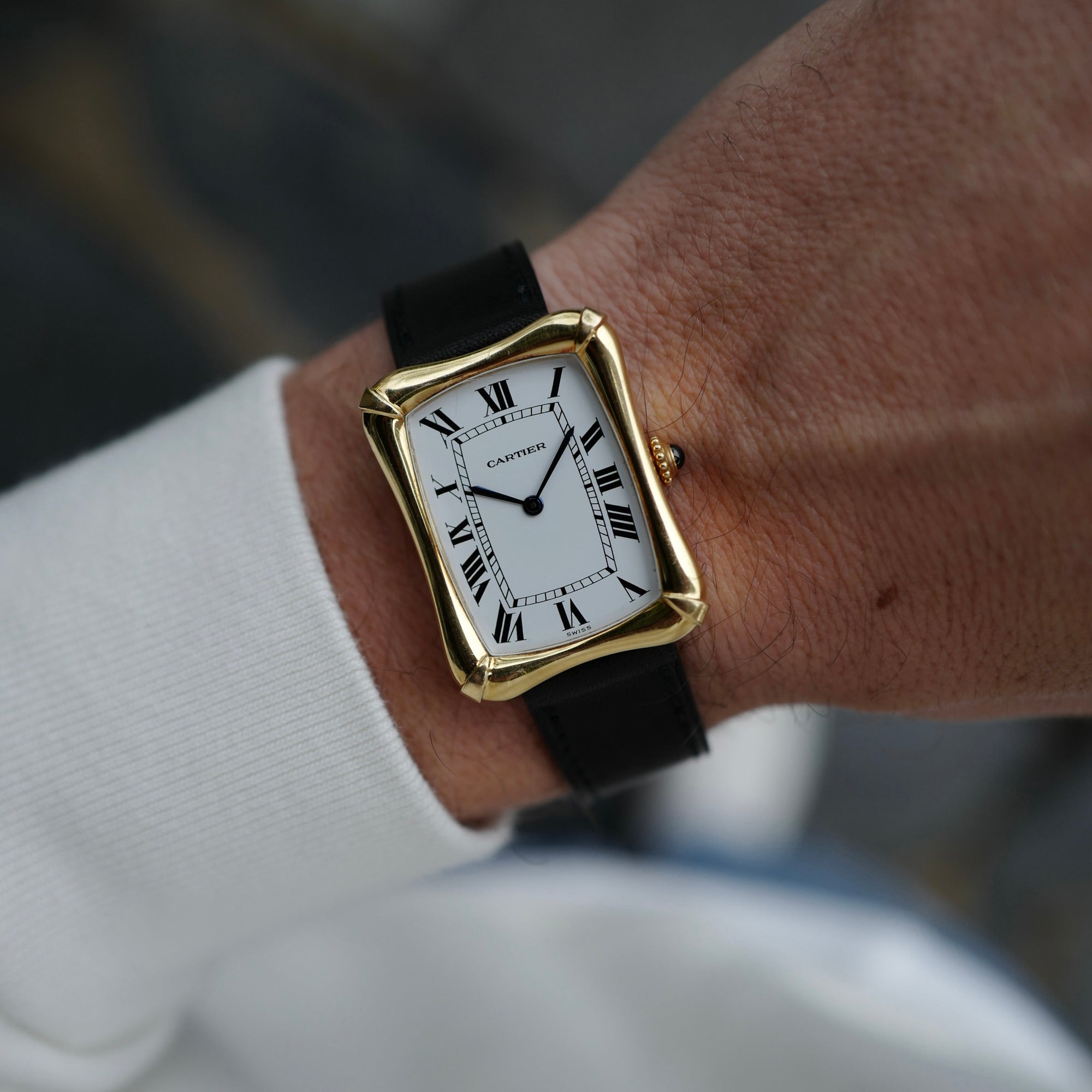 Cartier Tank Coussin Bamboo Ref. 78102 (New Arrival)
