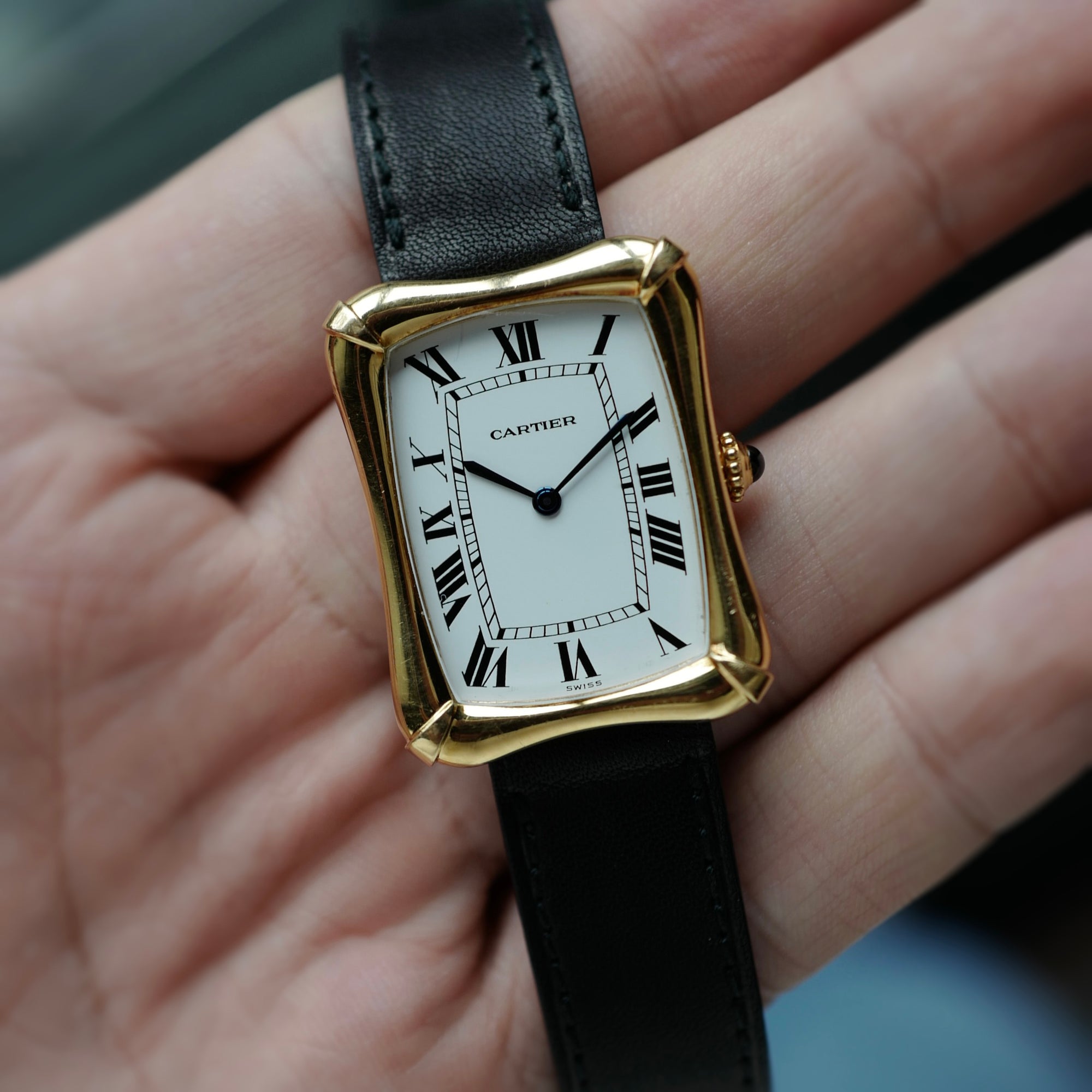 Cartier Tank Coussin Bamboo Ref. 78102 (New Arrival)