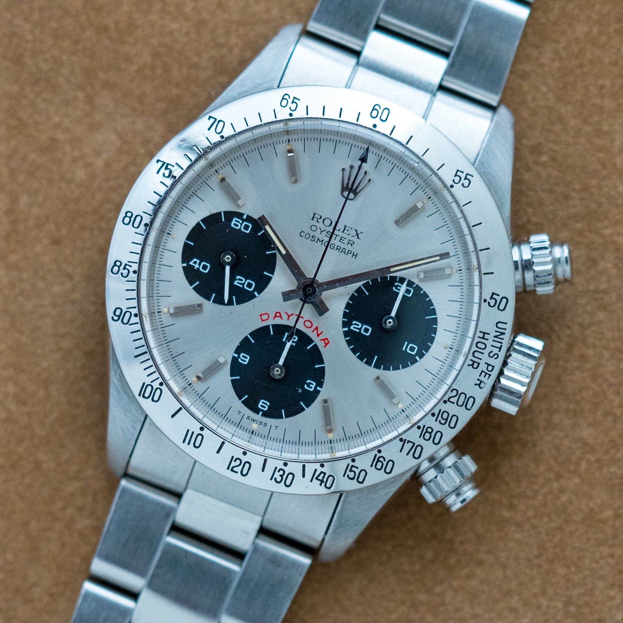 Rolex Cosmograph Daytona Big Red Ref. 6265 Box and Papers (New Arrival)