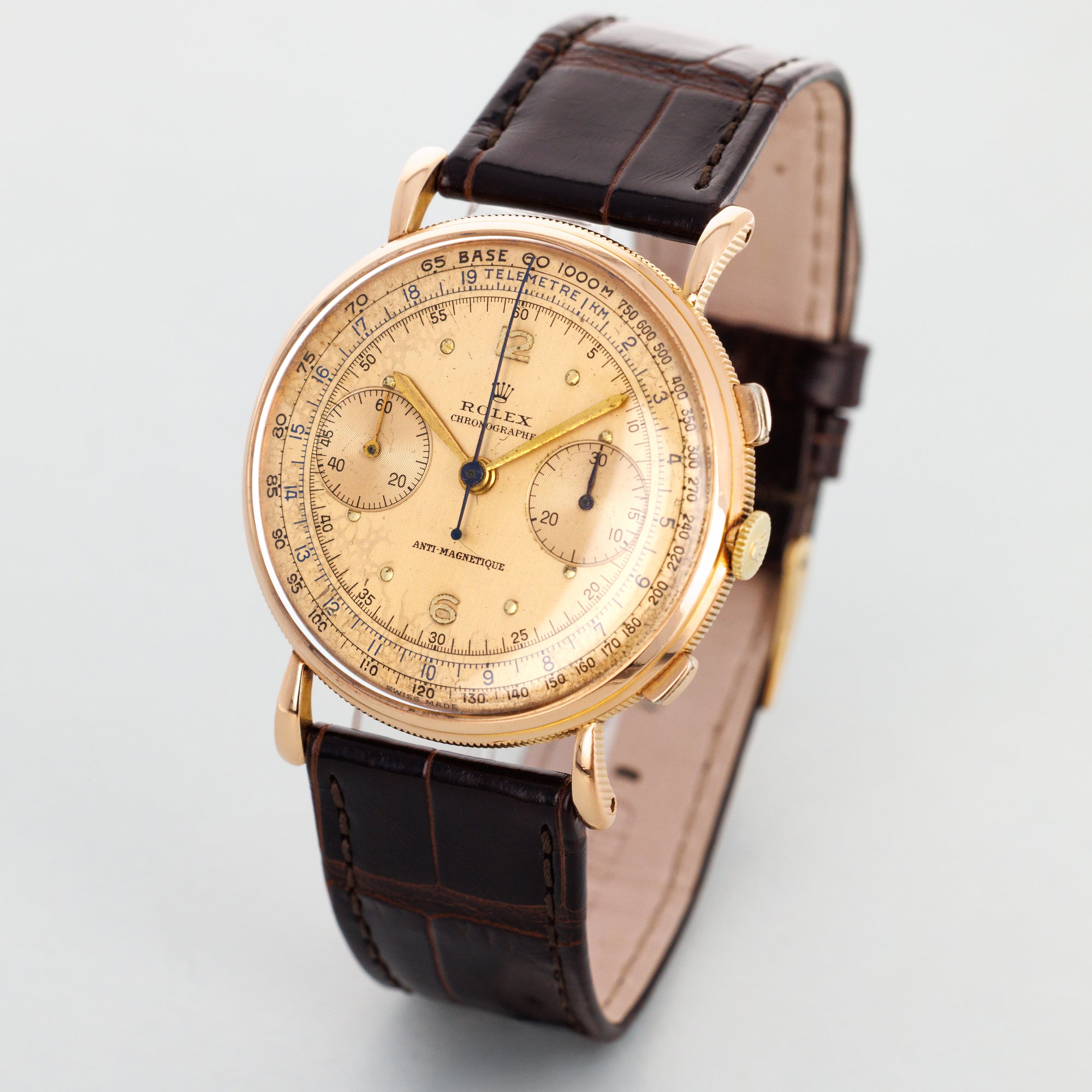 Rolex Pink Gold Chronograph Watch Ref. 4062