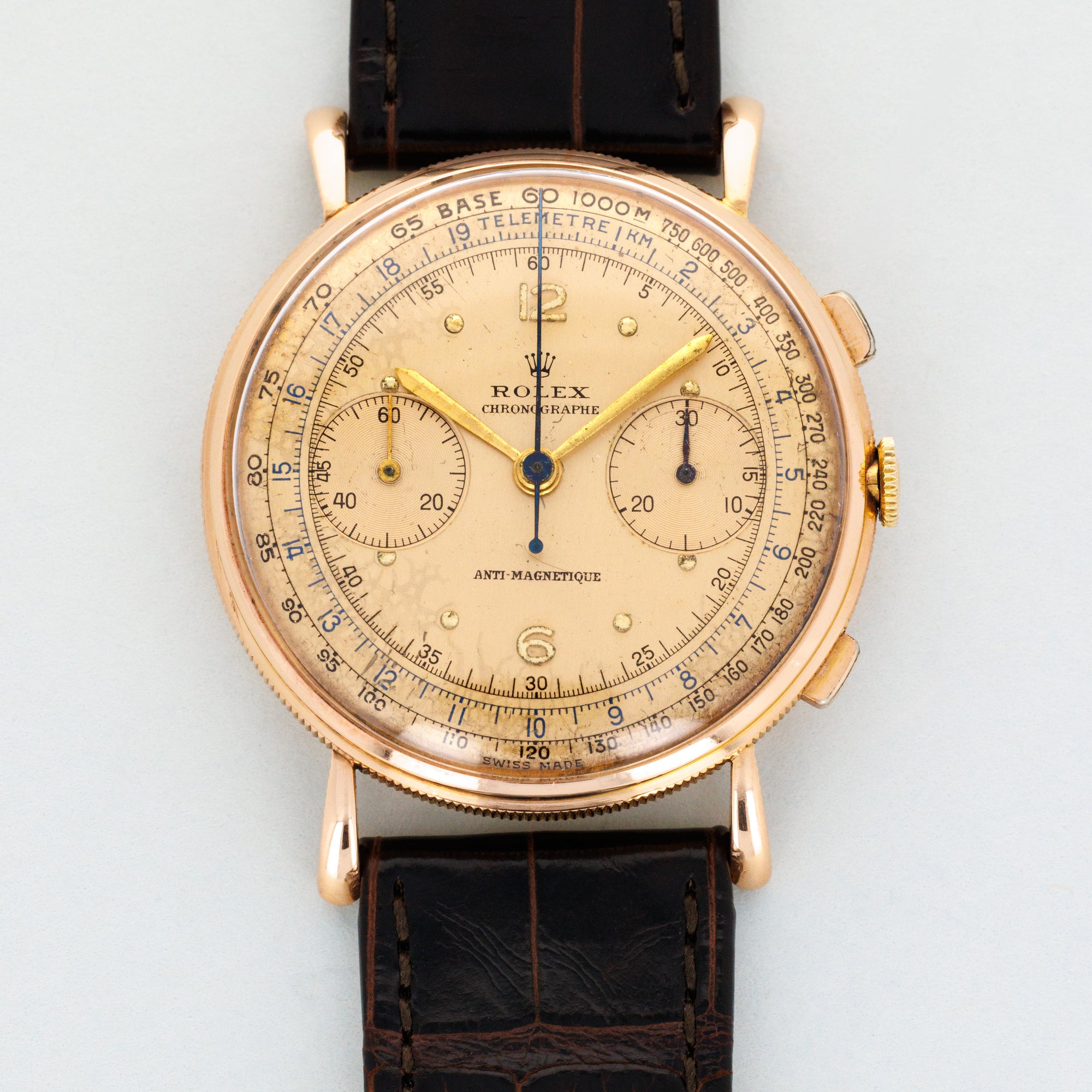 Rolex Pink Gold Chronograph Watch Ref. 4062