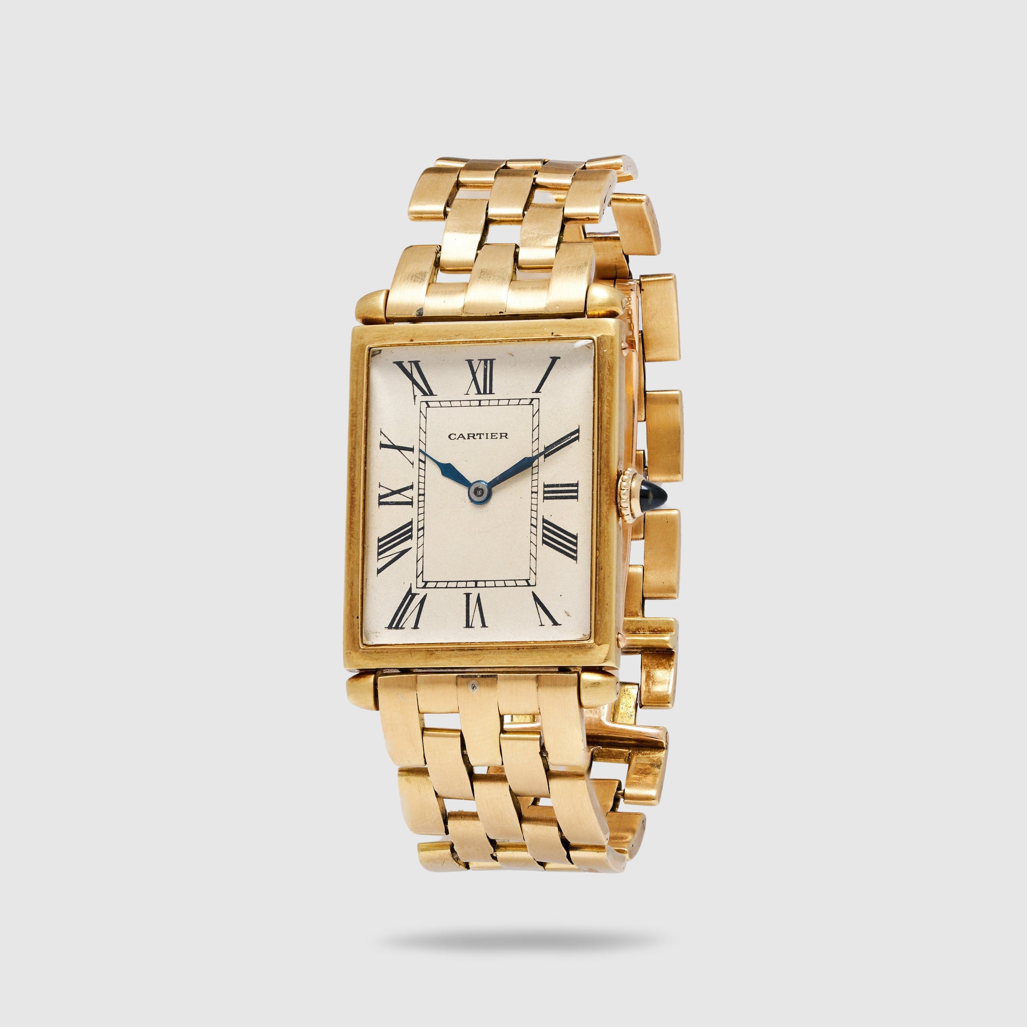 Cartier Yellow Gold Tank Obus Maxi, European Watch & Clock