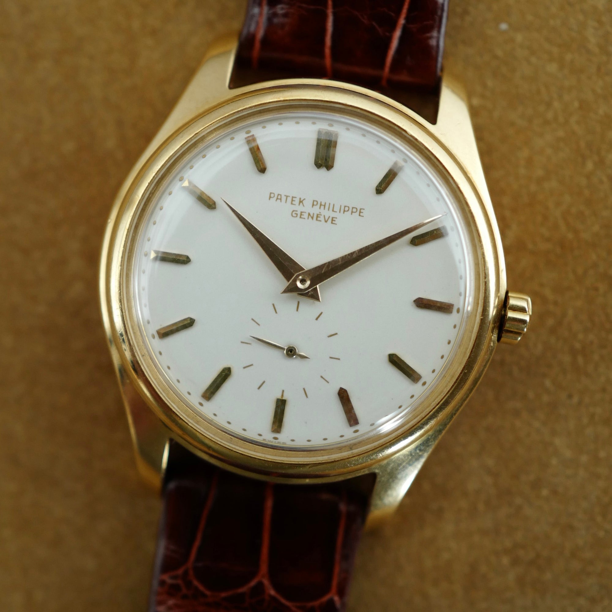 Patek Philippe Yellow Gold Enamel Dial Calatrava Watch Ref. 2526