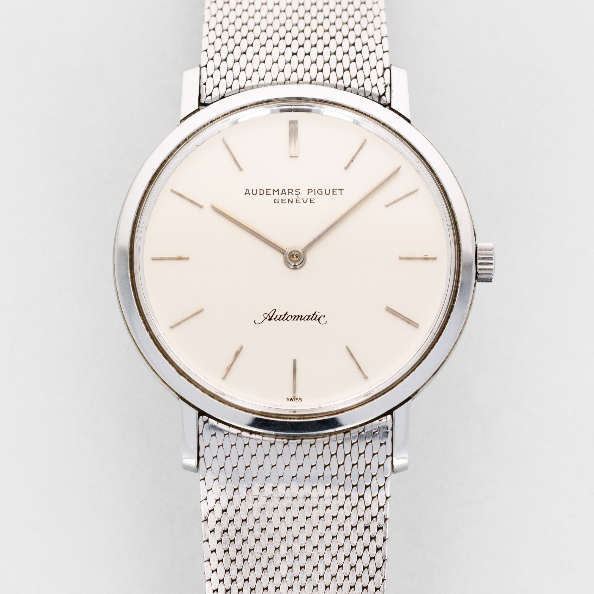 Audemars Piguet Steel Automatic Watch with Caliber 2120 Movement