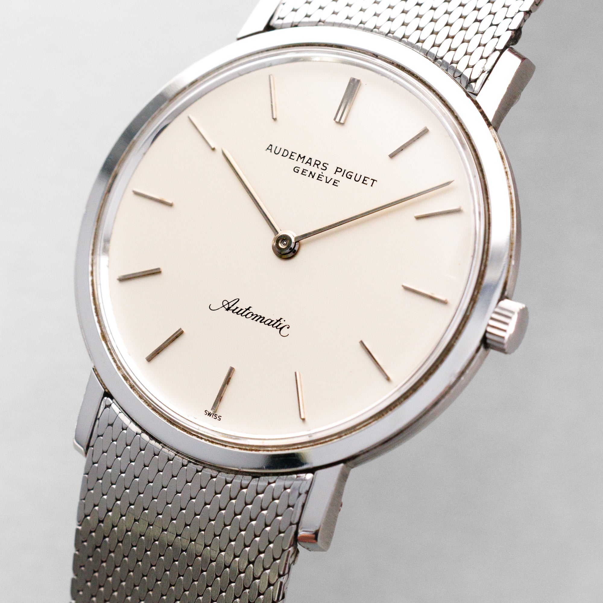 Audemars Piguet Steel Automatic Watch with Caliber 2120 Movement