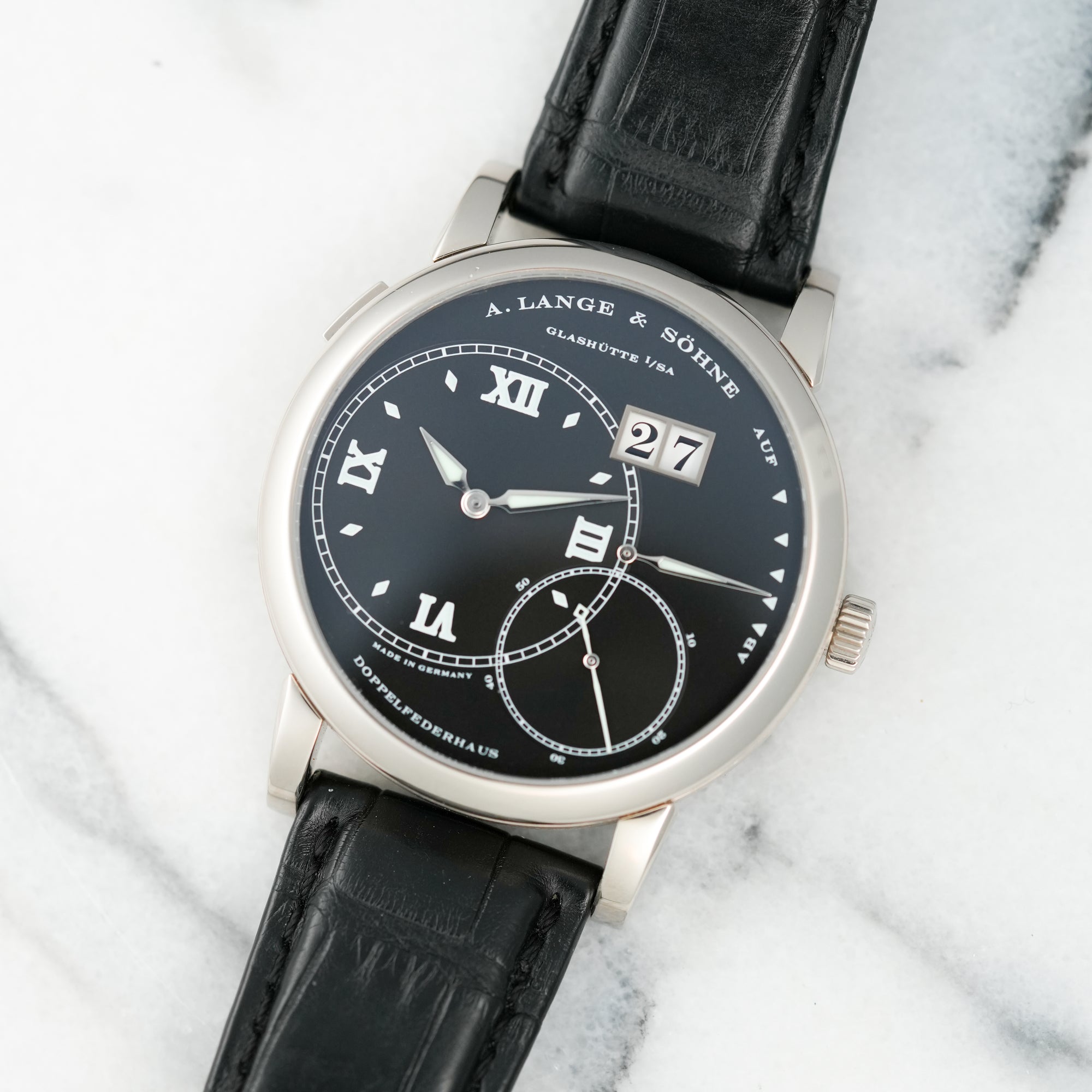 A. Lange &amp; Sohne - A. Lange &amp; Sohne White Gold Grand Lange 1 Lange Luminous Ref. 115.028 - The Keystone Watches
