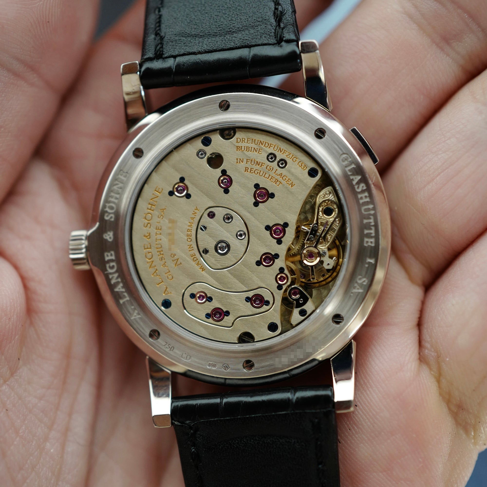 A. Lange &amp; Sohne - A. Lange &amp; Sohne White Gold Grand Lange 1 Lange Luminous Ref. 115.028 - The Keystone Watches