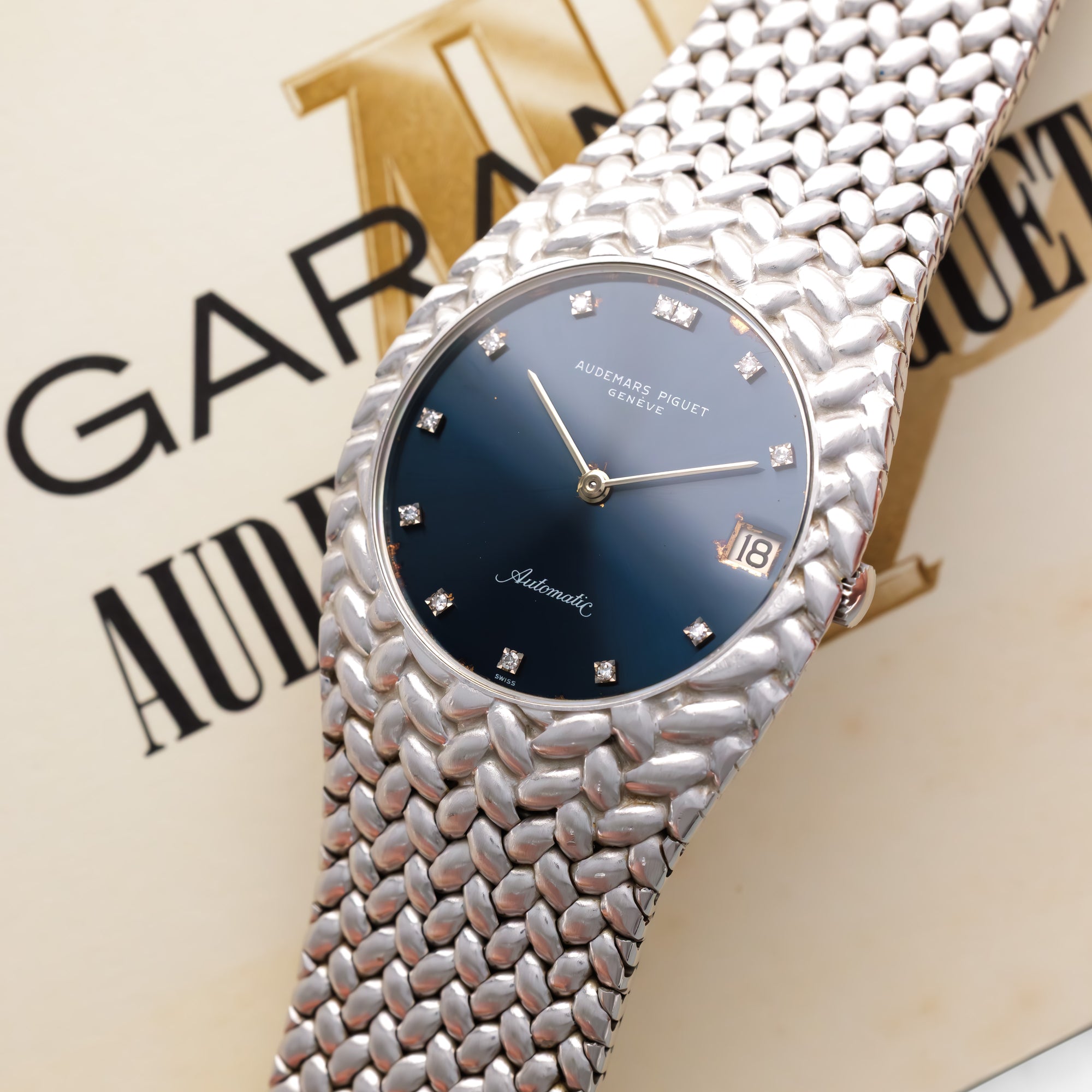 Audemars Piguet White Gold Cobra Ref. 5403 with Box and Papers