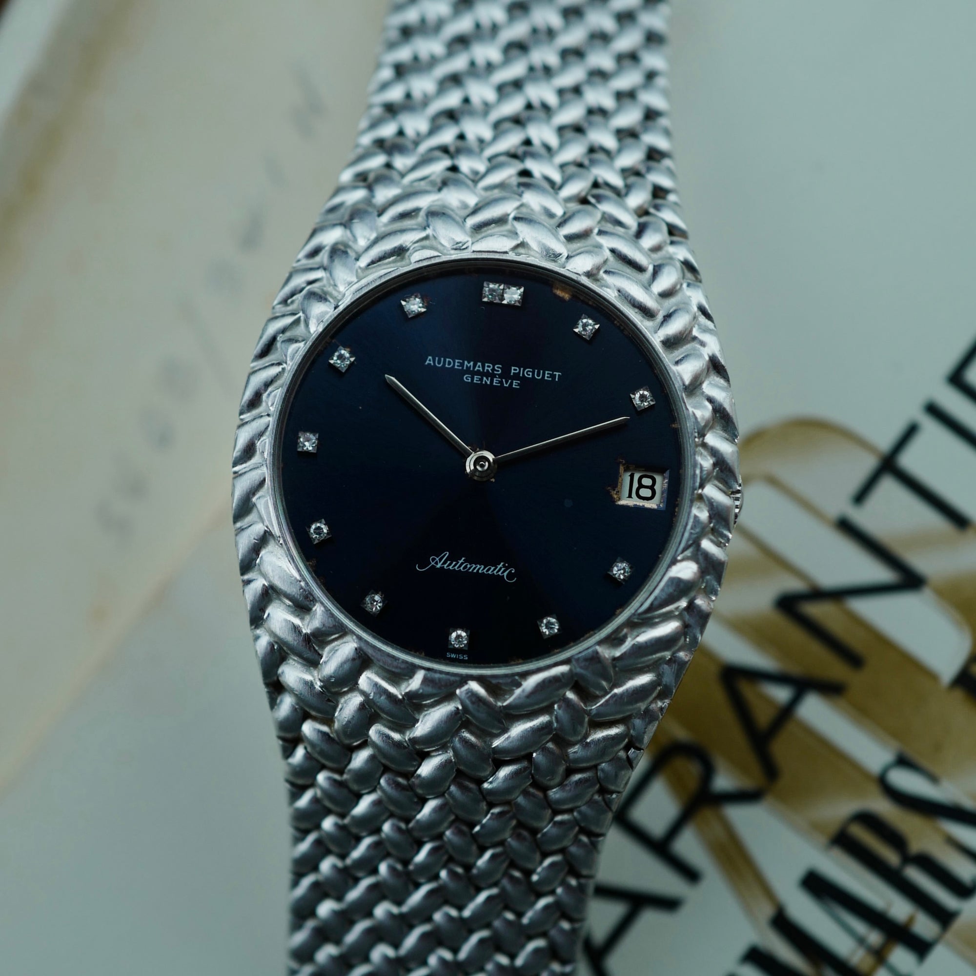 Audemars Piguet White Gold Cobra Ref. 5403 with Box and Papers