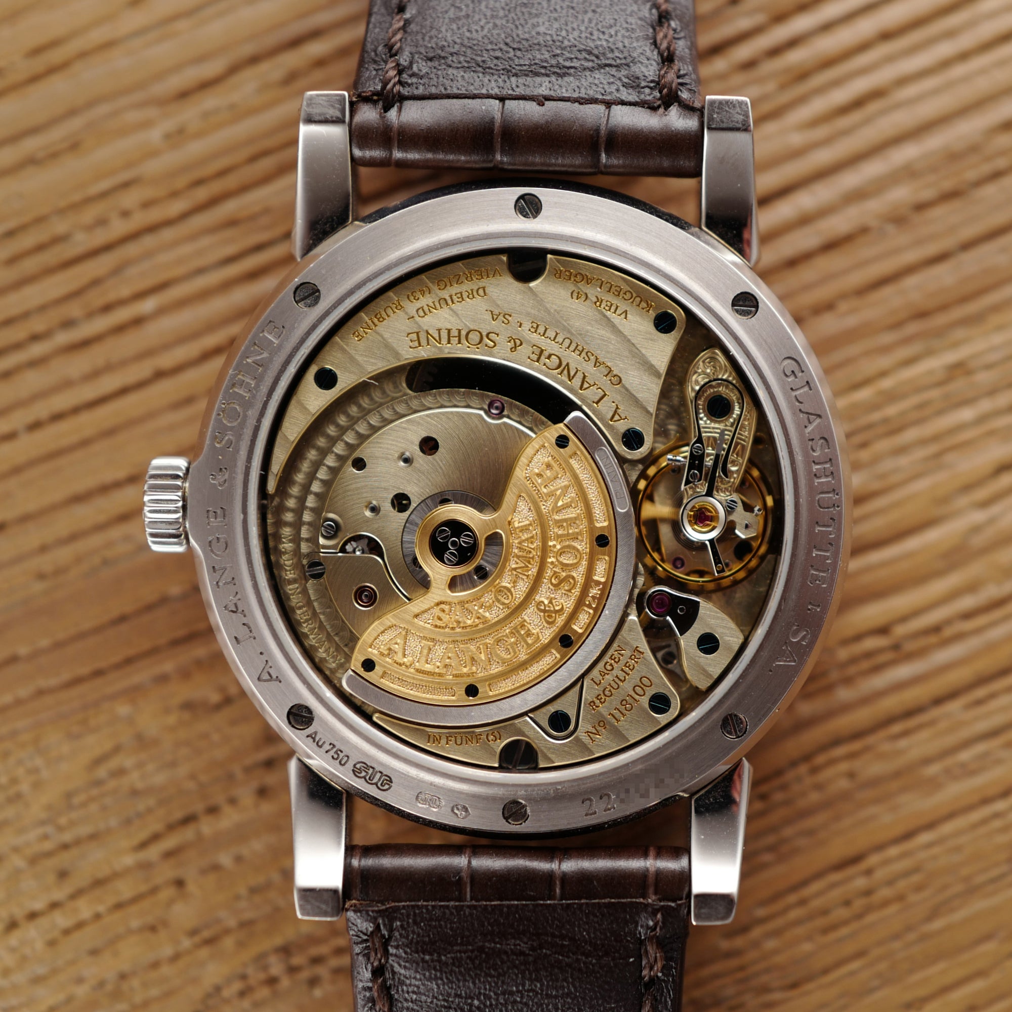 A. Lange & Sohne 330.026E White Gold Annual Calendar (New Arrival)