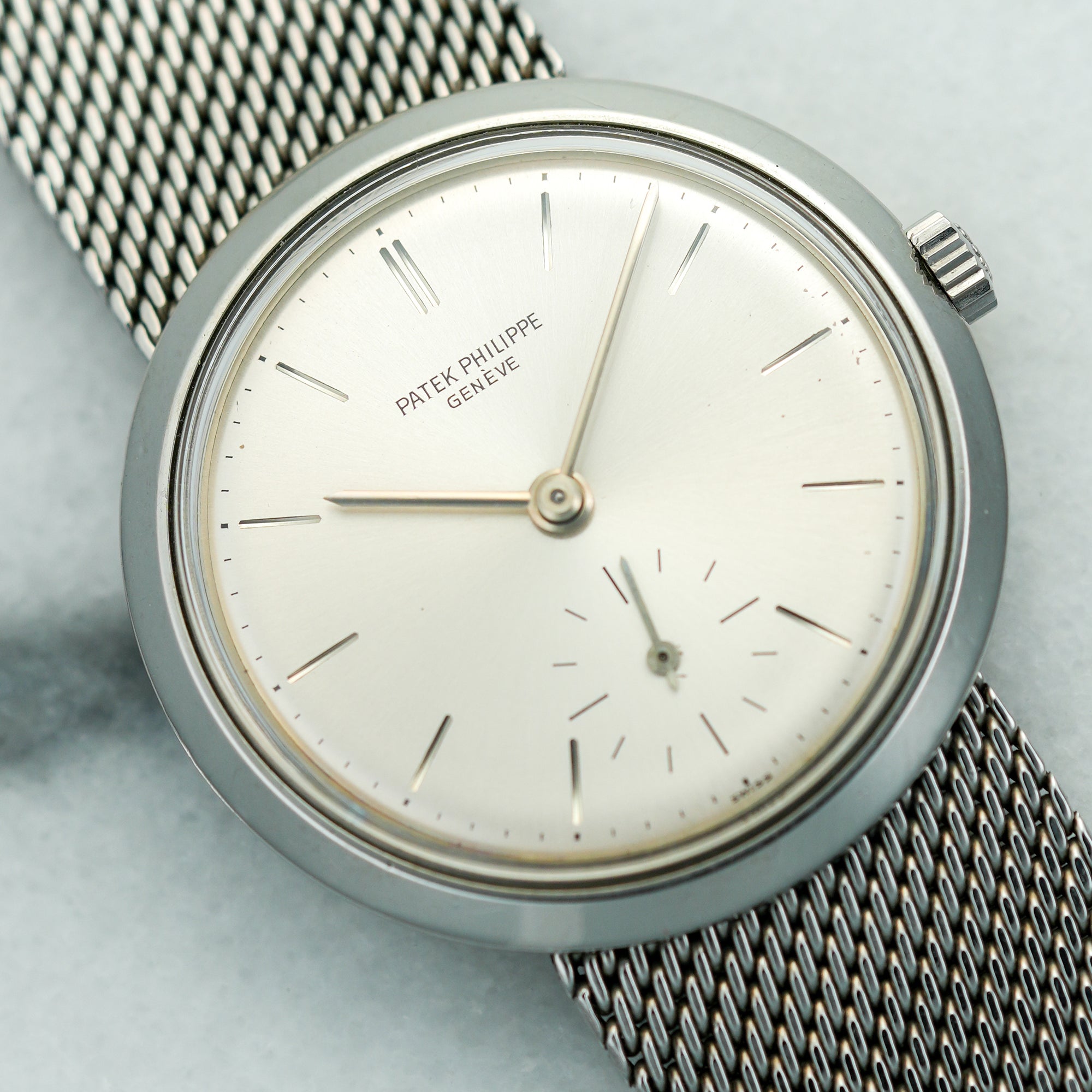 Patek Philippe Steel Convertible Ref. 3418 with Service Papers and Pouch (New Arrivals)