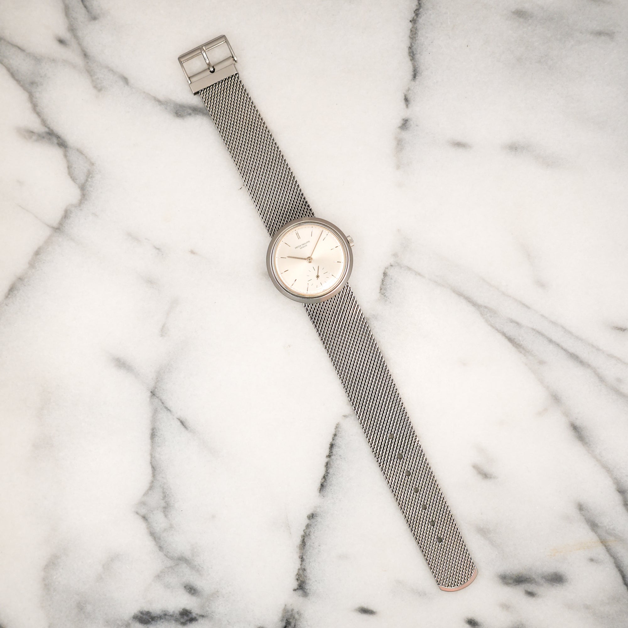 Patek Philippe Steel Convertible Ref. 3418 with Service Papers and Pouch (New Arrivals)