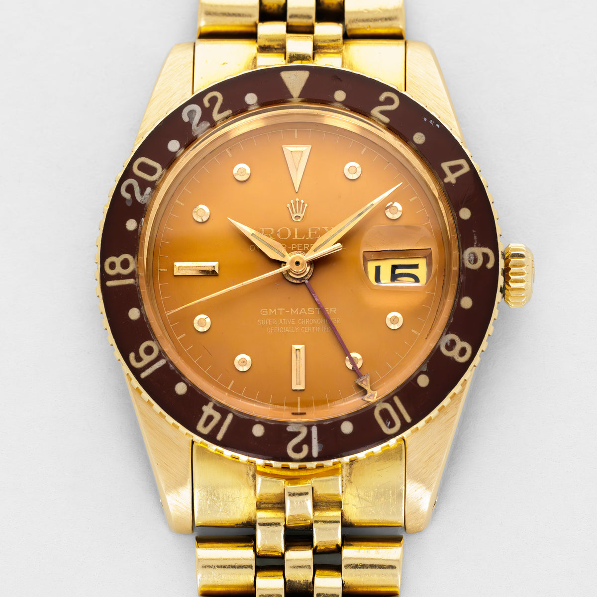 Rolex Yellow Gold GMT-Master Ref. 6542 with Bakelite Bezel