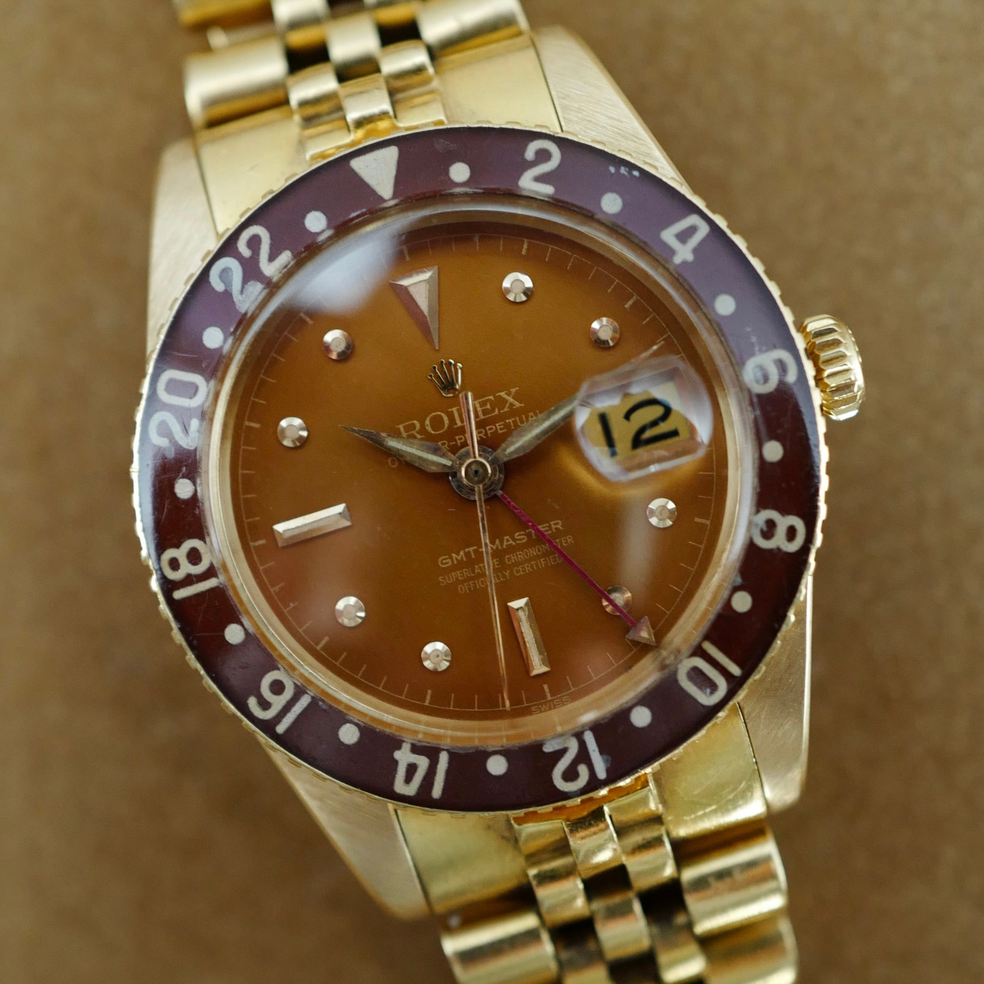 Rolex Yellow Gold GMT-Master Ref. 6542 with Bakelite Bezel