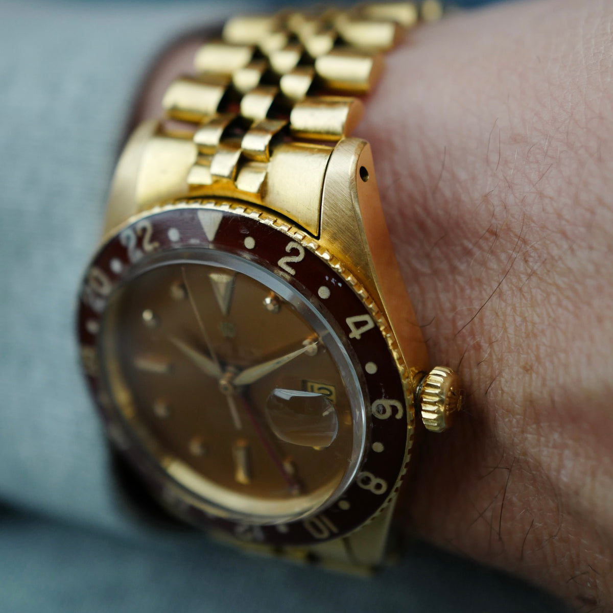 Rolex Yellow Gold GMT-Master Ref. 6542 with Bakelite Bezel