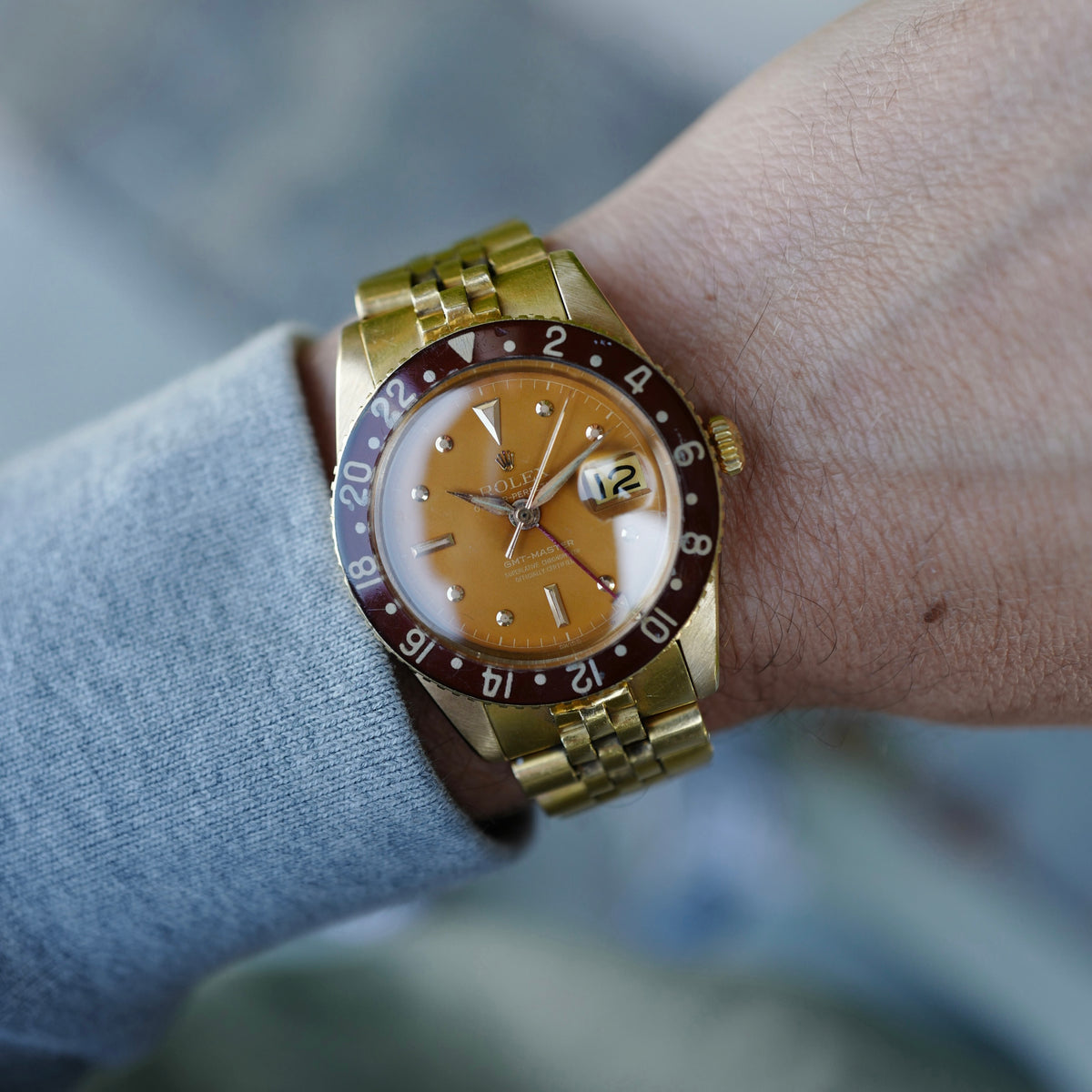 Rolex Yellow Gold GMT-Master Ref. 6542 with Bakelite Bezel