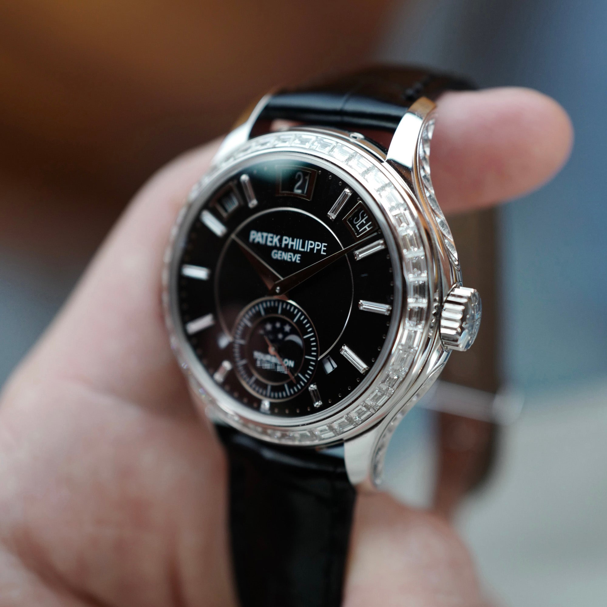 Patek Philippe Platinum Perpetual Calendar Minute Repeater Ref. 5307 (New Arrival)