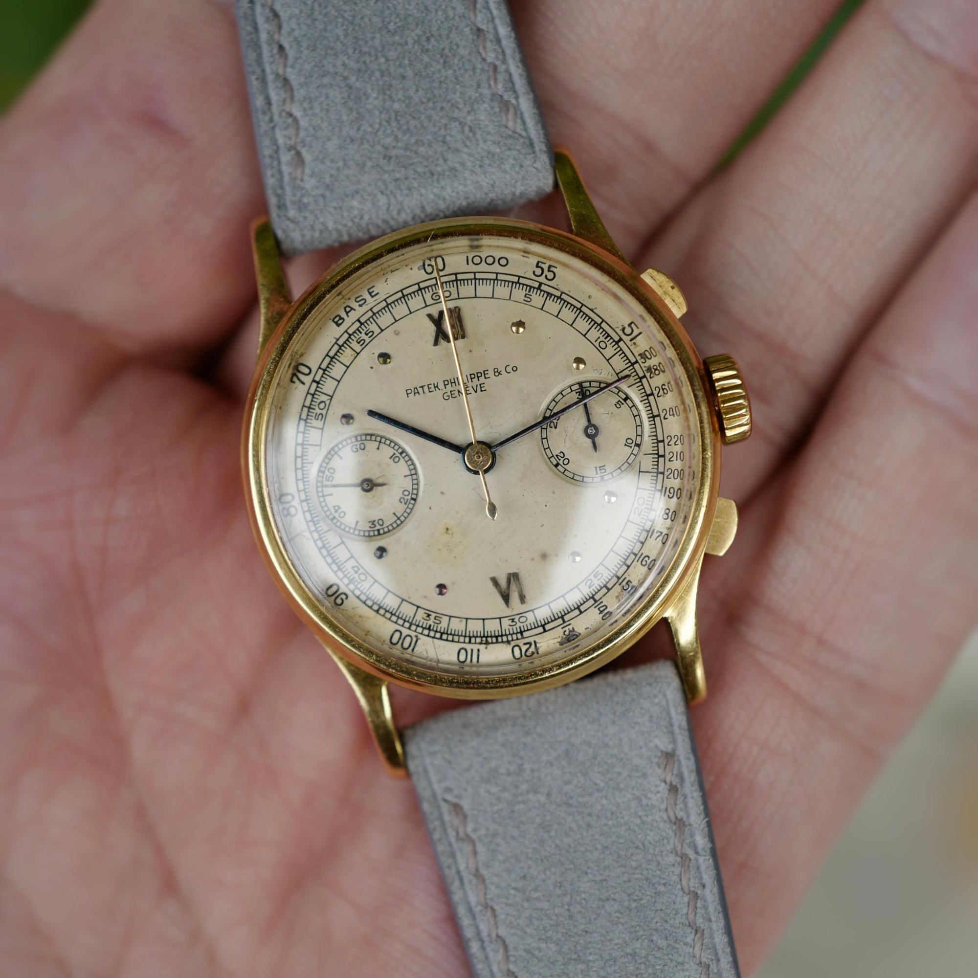 Patek Philippe Yellow Gold Chronograph Watch Ref. 130 (New Arrival)