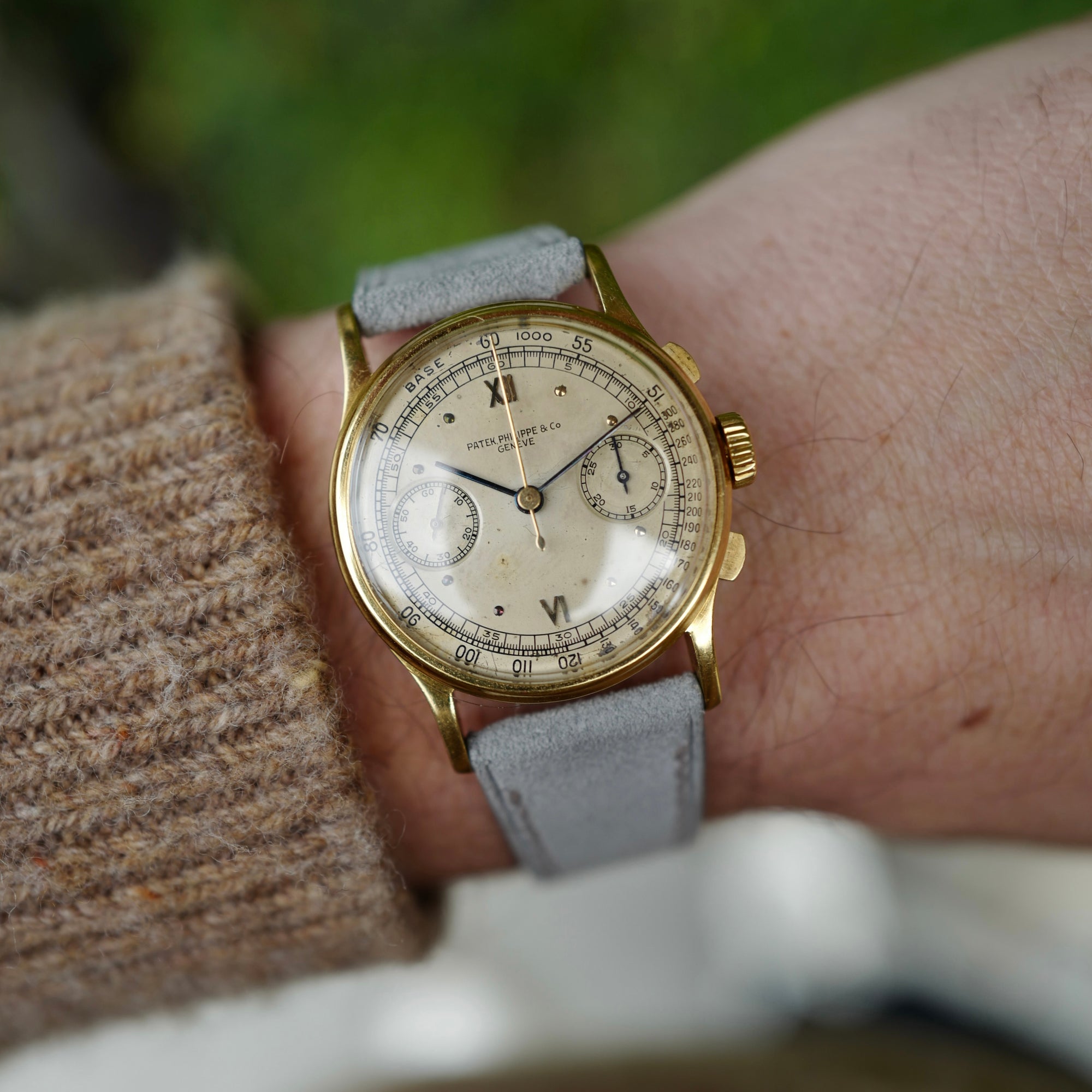 Patek Philippe Yellow Gold Chronograph Watch Ref. 130 (New Arrival)