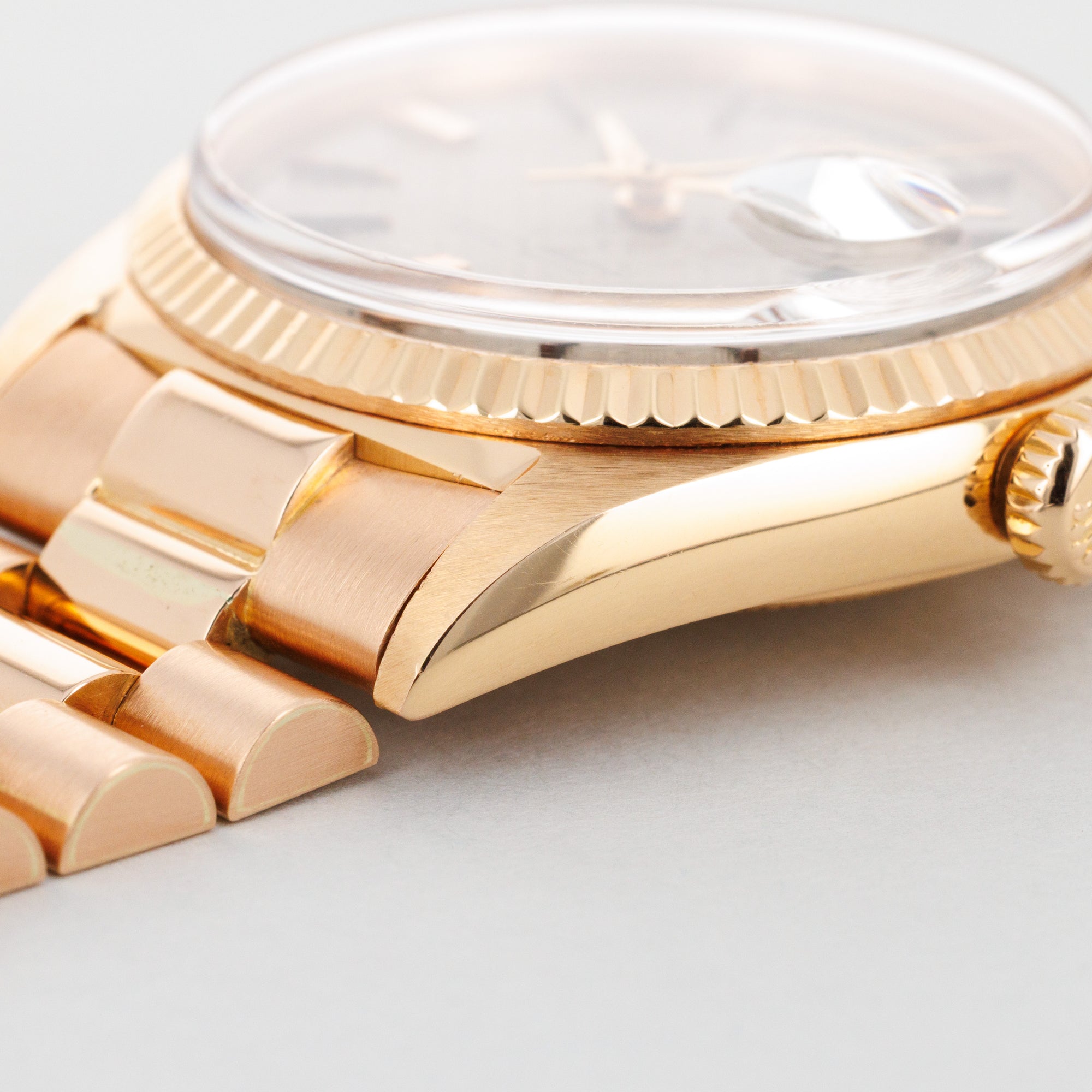 Rolex Rose Gold Day-Date Ref. 1803 with Rare Guilloche Dial