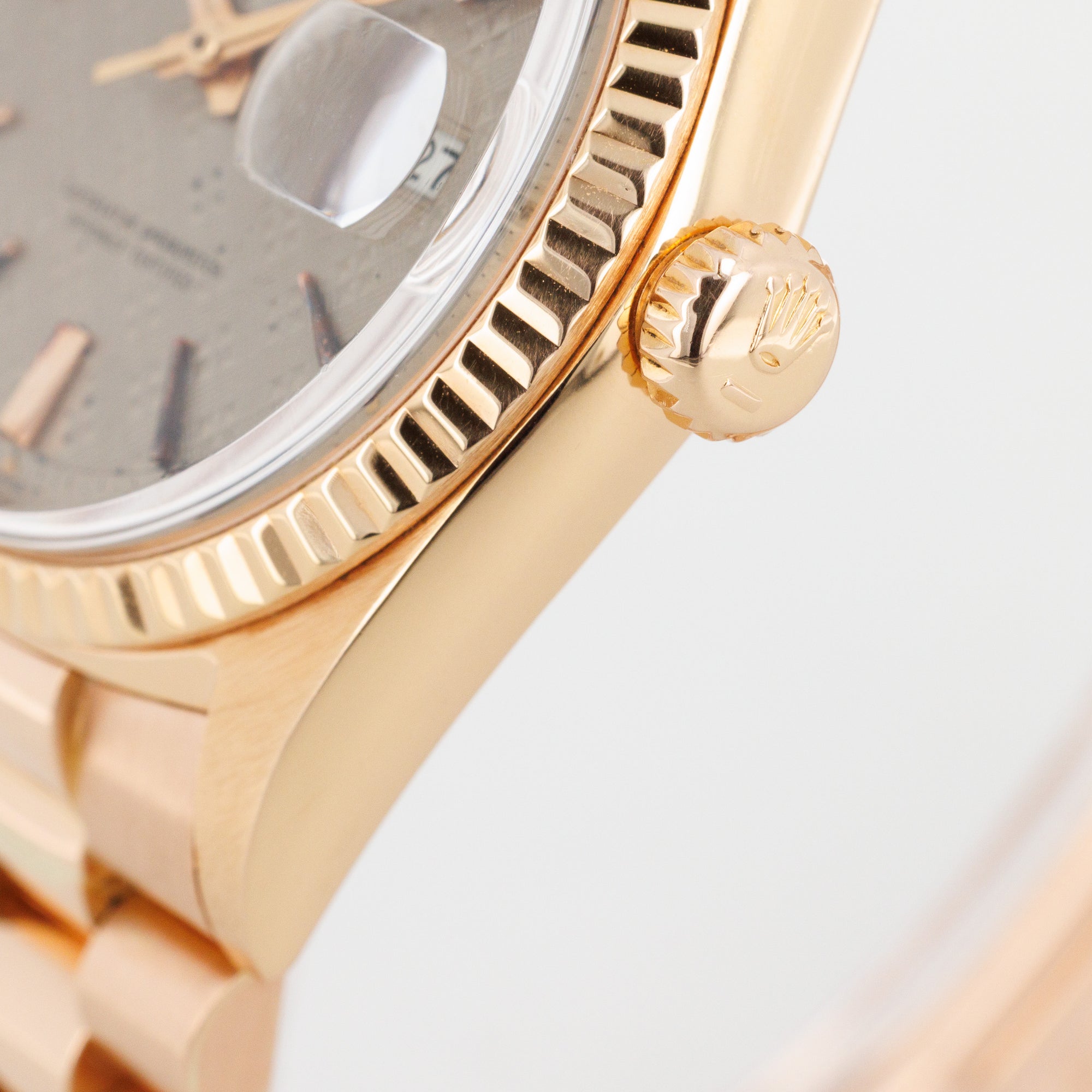 Rolex Rose Gold Day-Date Ref. 1803 with Rare Guilloche Dial