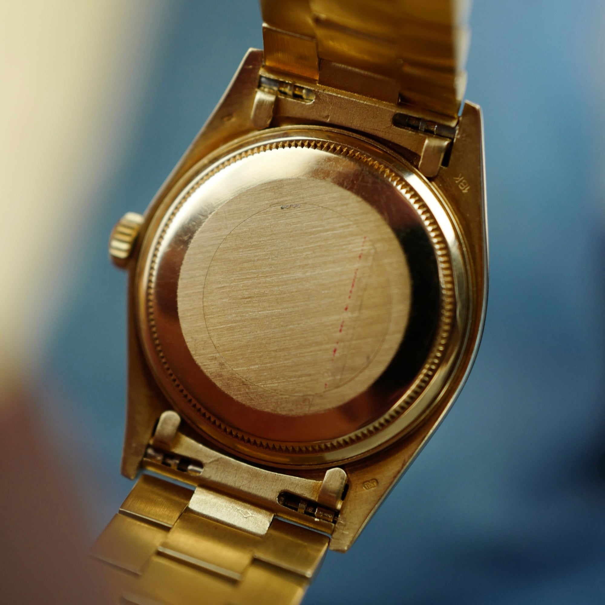 Rolex Day Date Ref. 18028 with Sapphire String Dial