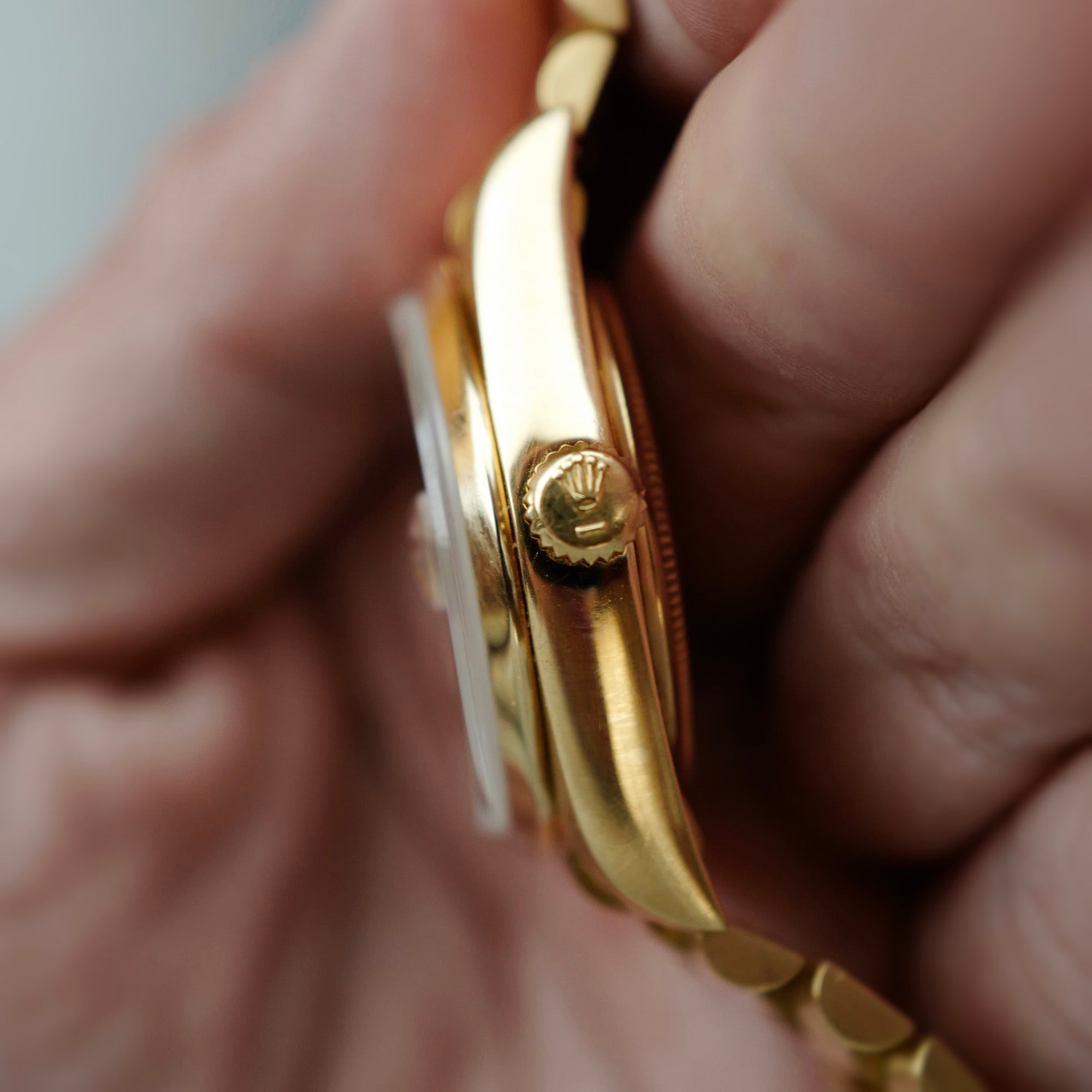 Rolex Day Date Ref. 18028 with Sapphire String Dial