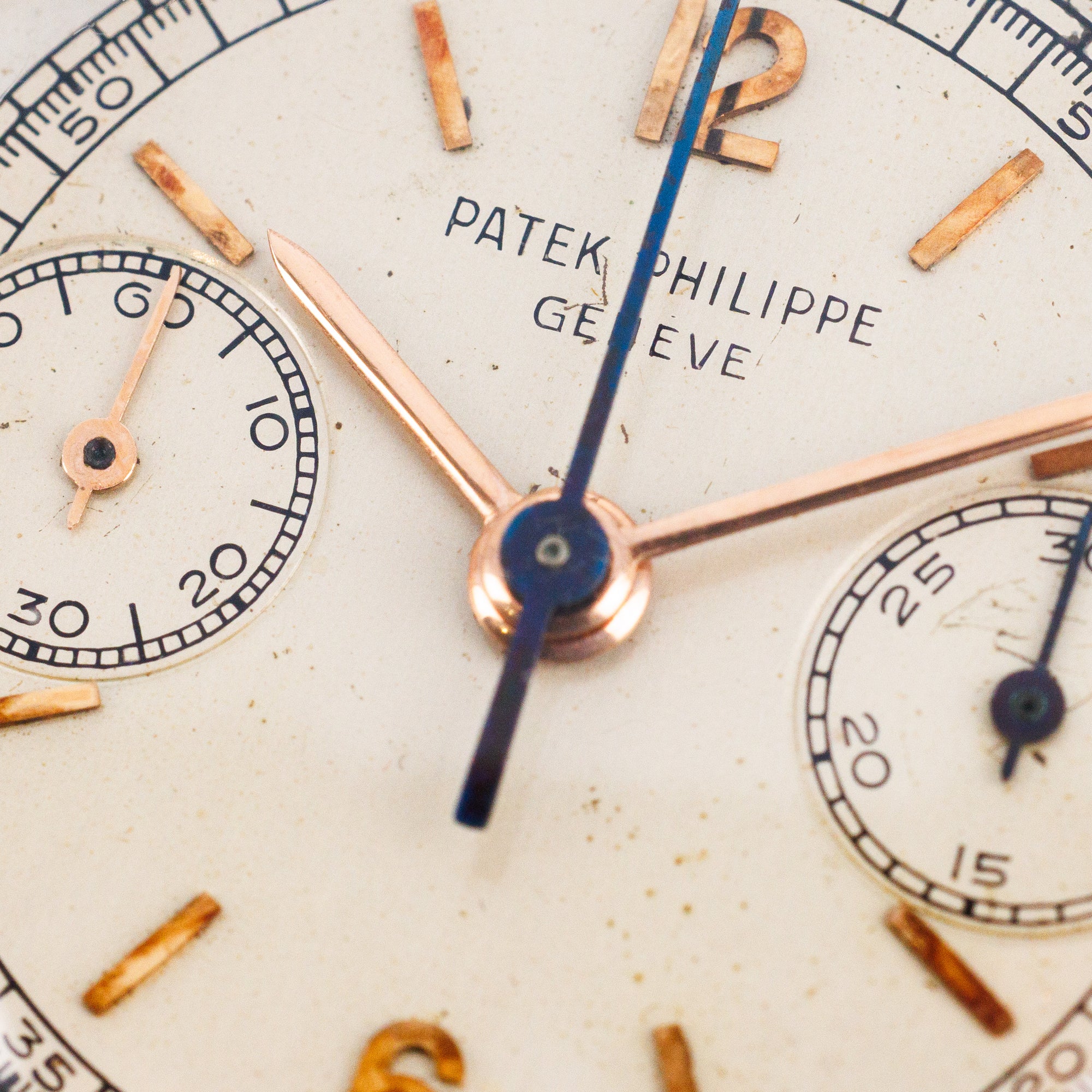 Patek Philippe Pink Gold Two-Tone Dial Watch Ref. 130, Circa 1953