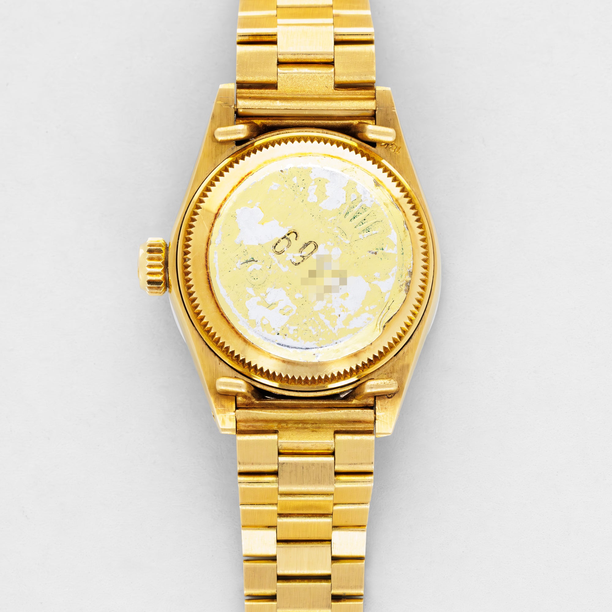 Rolex Yellow Gold Datejust Ref. 6917 in New Old Stock with Green Stella Dial with Diamonds