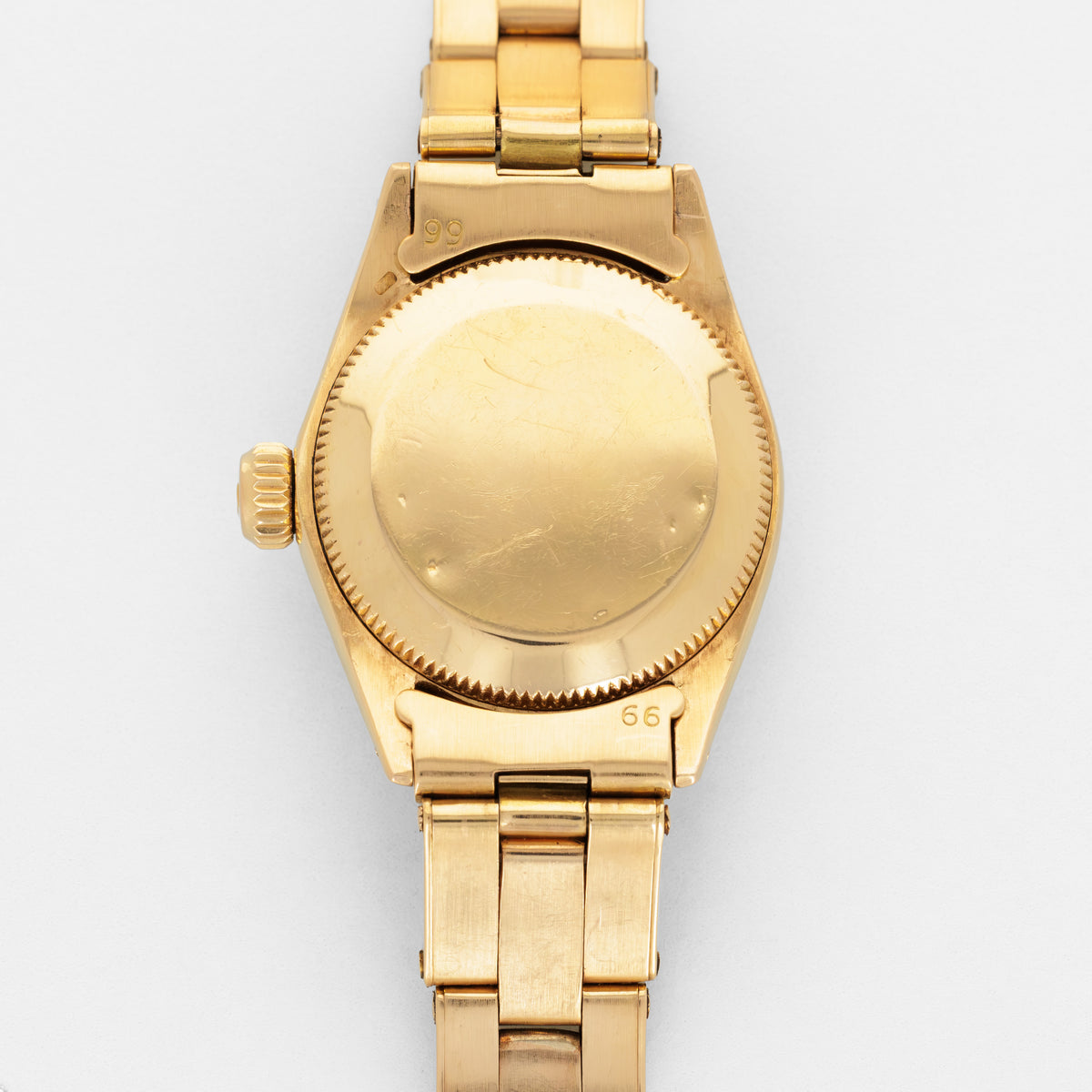 Rolex Yellow Gold Ref. 6517 with State of Qatar Emblem and Gay Freres Bracelet