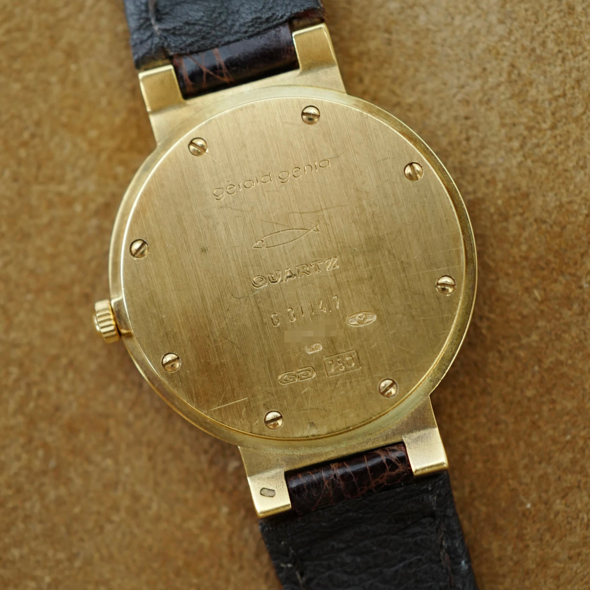 Gerald Genta Yellow Gold and Wood Watch Ref. G 3114.7 (New Arrival)