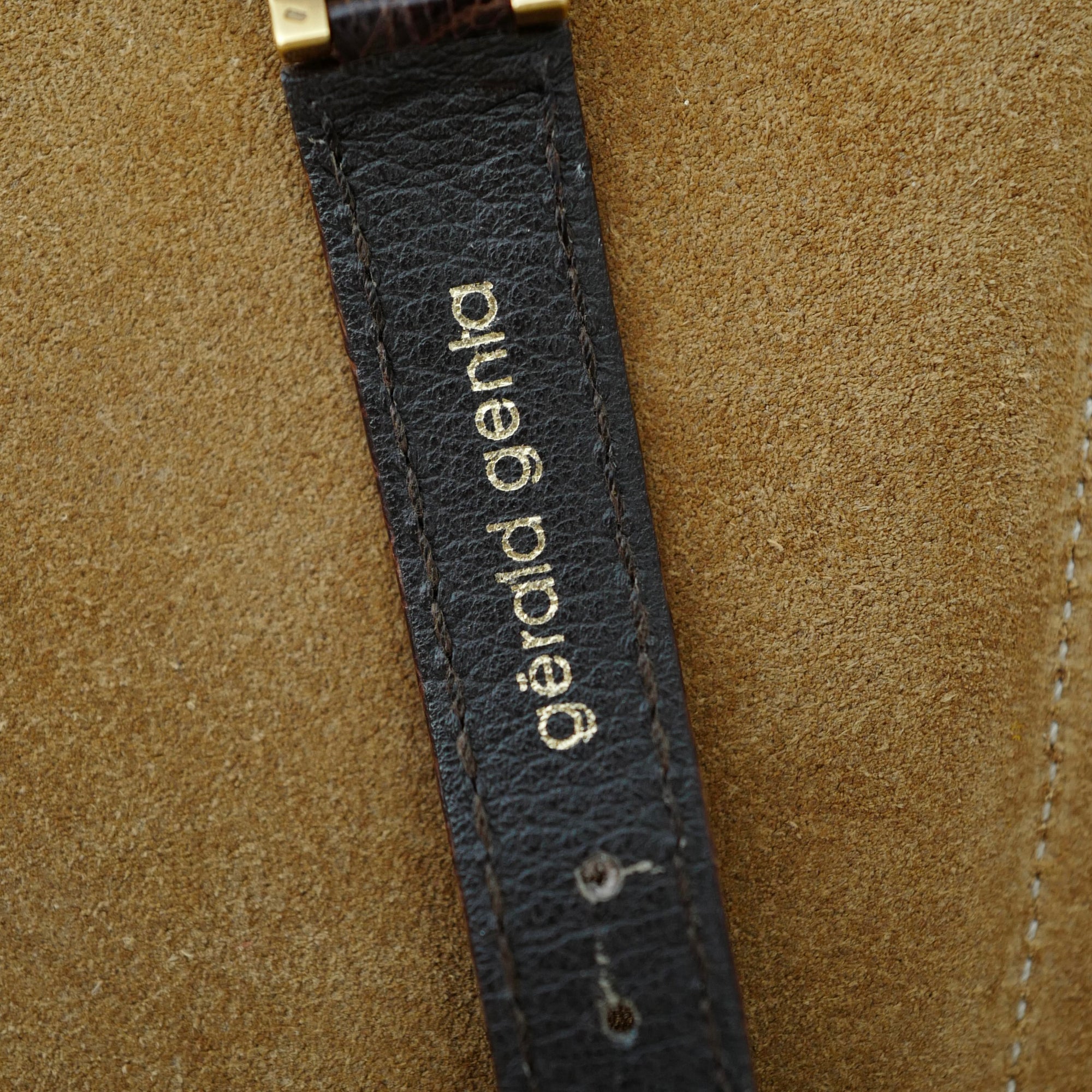 Gerald Genta Yellow Gold and Wood Watch Ref. G 3114.7 (New Arrival)
