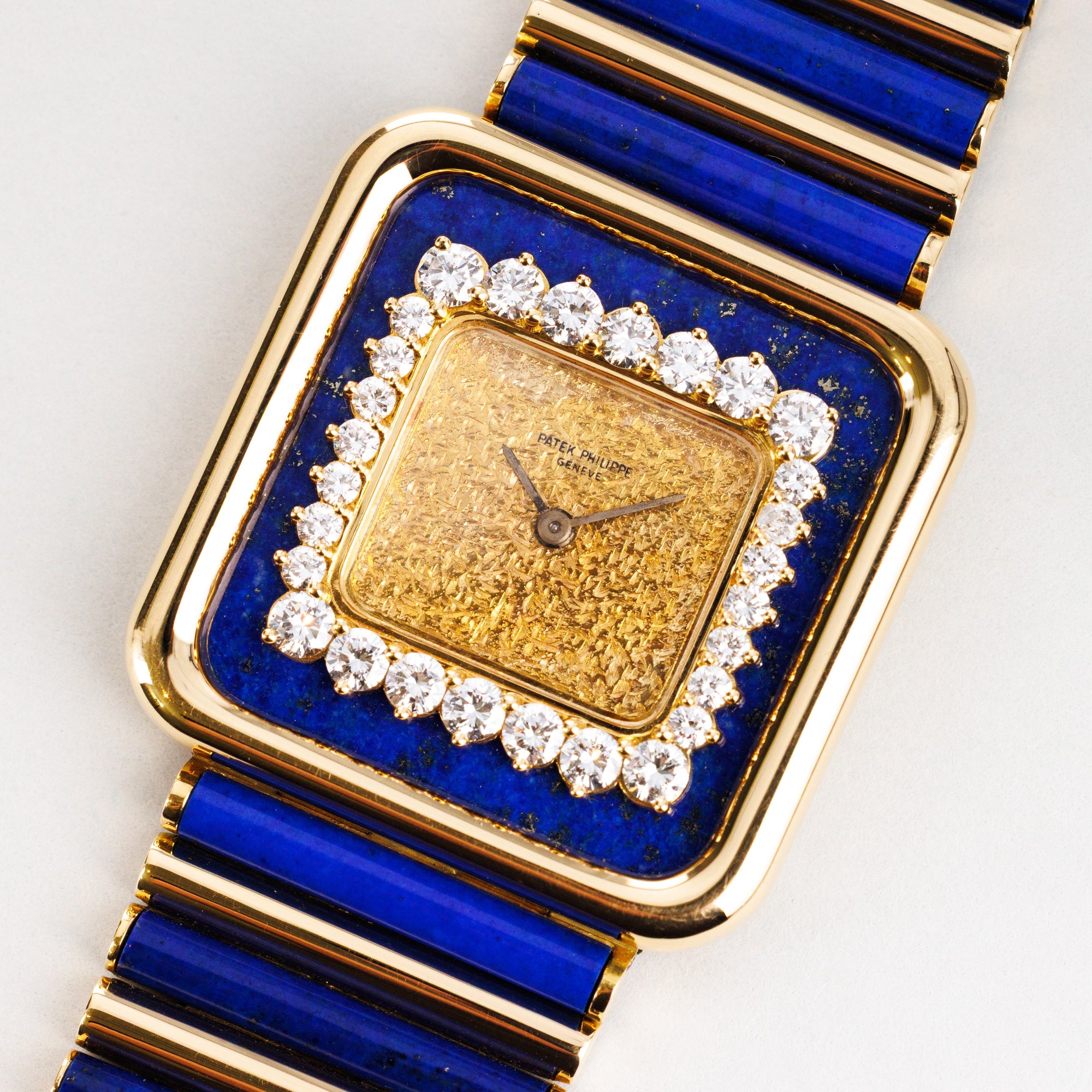 Patek Philippe Yellow Gold and Lapis Lazuli Watch Ref. 4240